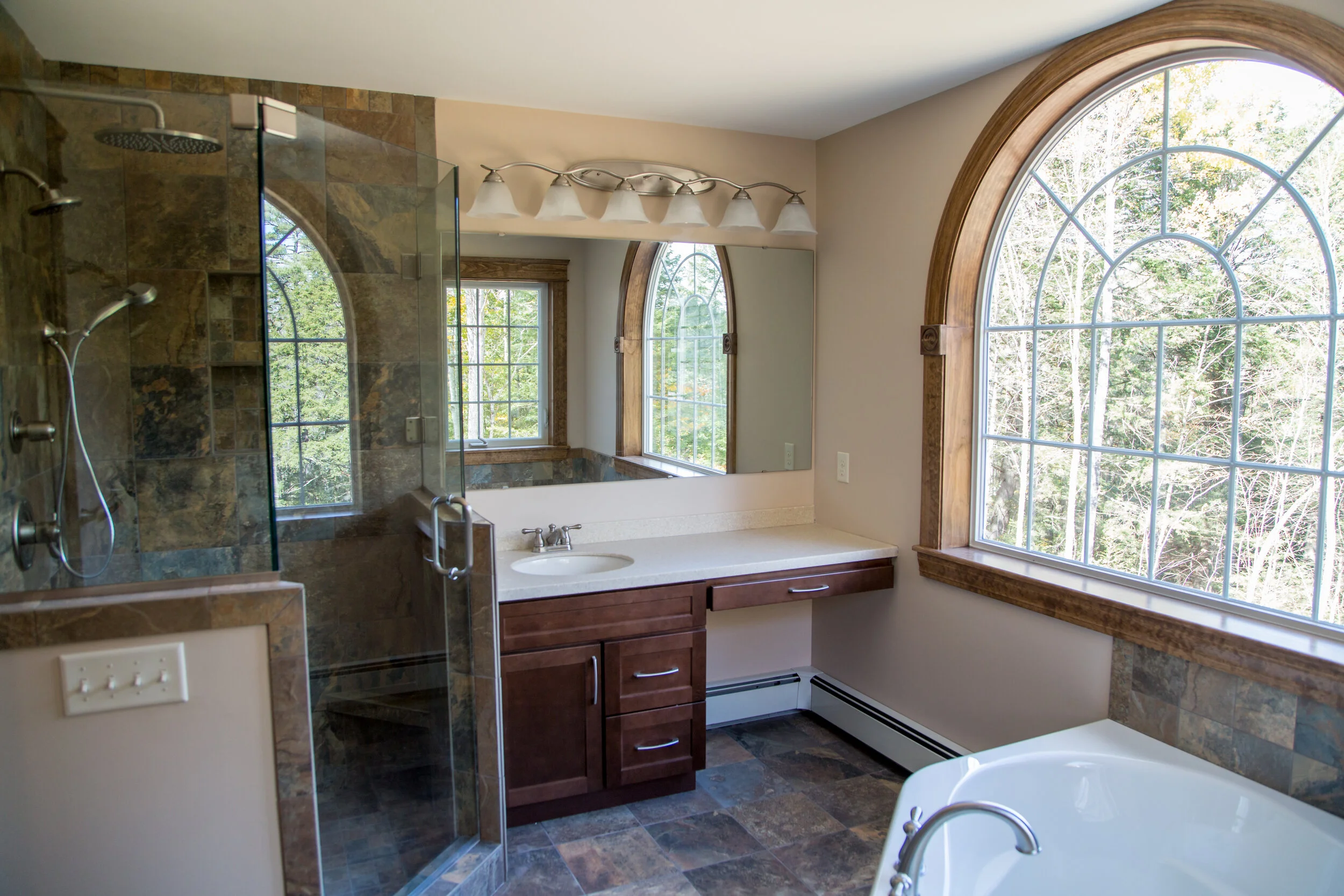 Bathroom Remodeler in Maine Fortin Construction — Custom Home