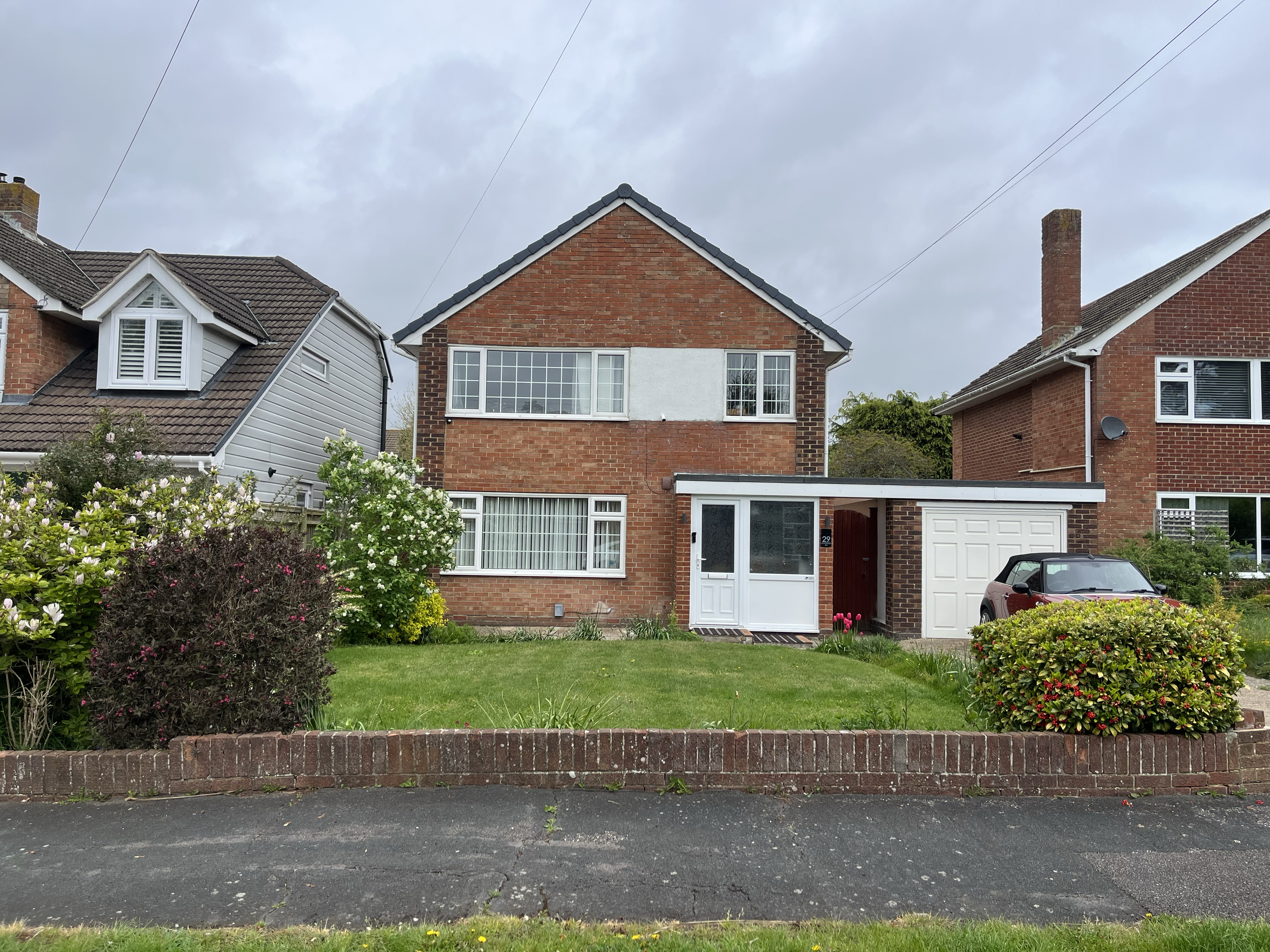 existing front elevation of Southbrook Road