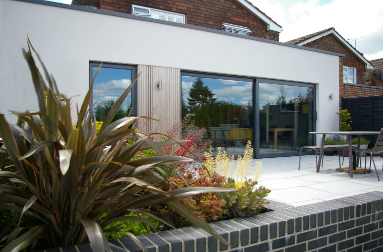 Amport close Harestock back view glazing.png