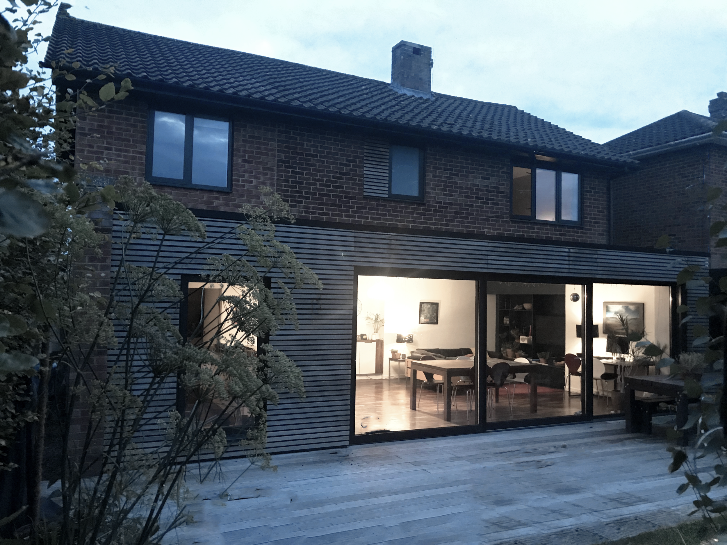 Twilight at 30 Hillside road