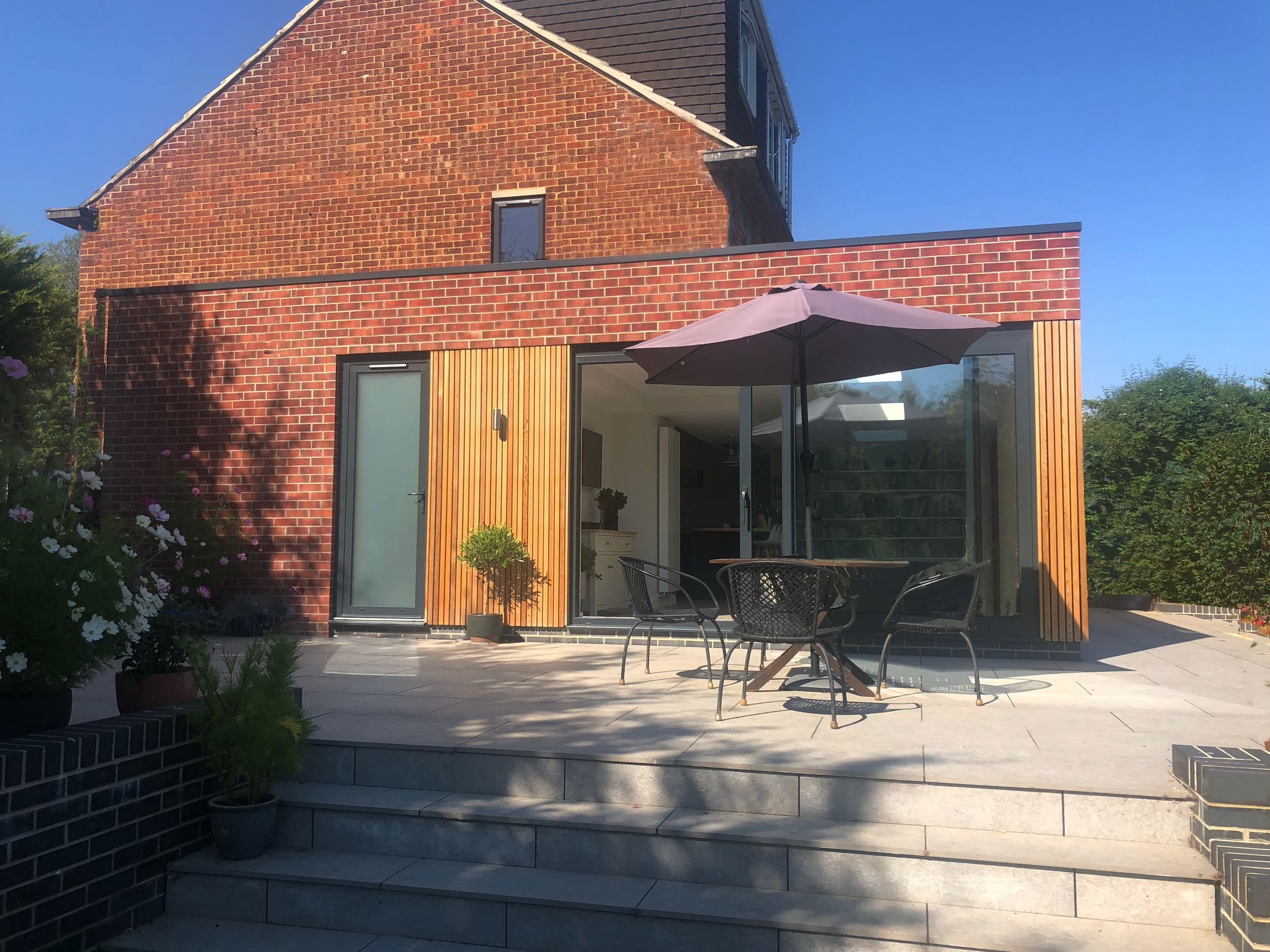 Patio view of Tegdown extension