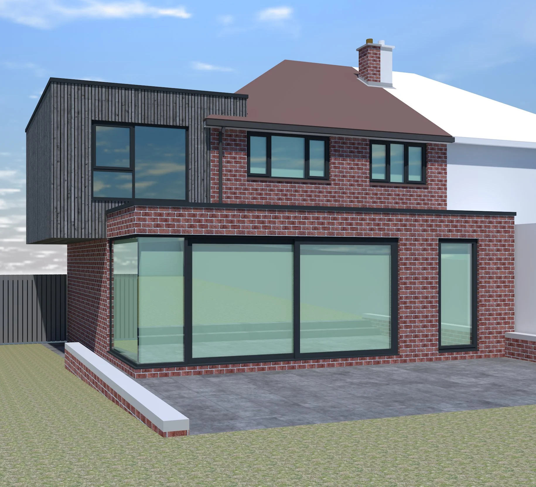 Sketch / drawing of wessex Drive extension