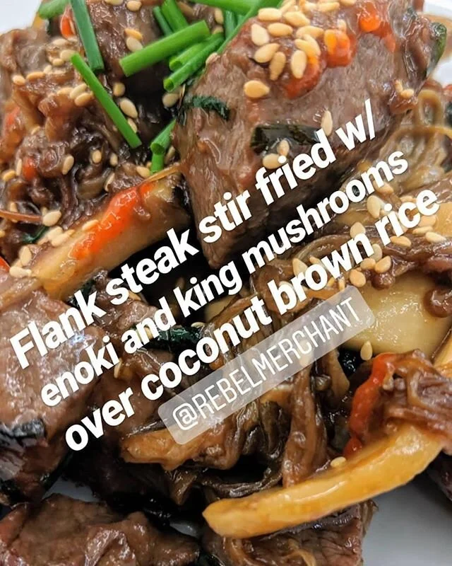 Corporate lunch by @rebelmerchant 
#foodadventure #fooddrools #foodies #foodie #steak #asianfusion #corporatechef #corporatecatering #lunchtime #looksgood #followtherebel #stirfry #meat #lovewhatyoudo #looksgood #eatthis #spicy #coconutrice #coconutm