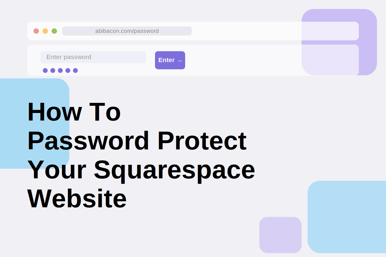 How To Password Protect Your Website