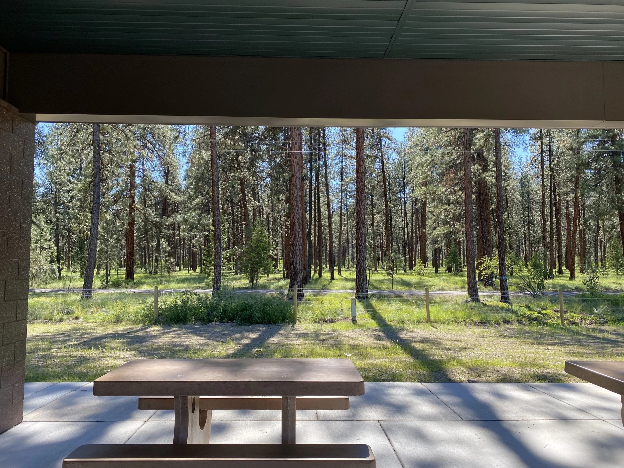 Rest stop in Montana