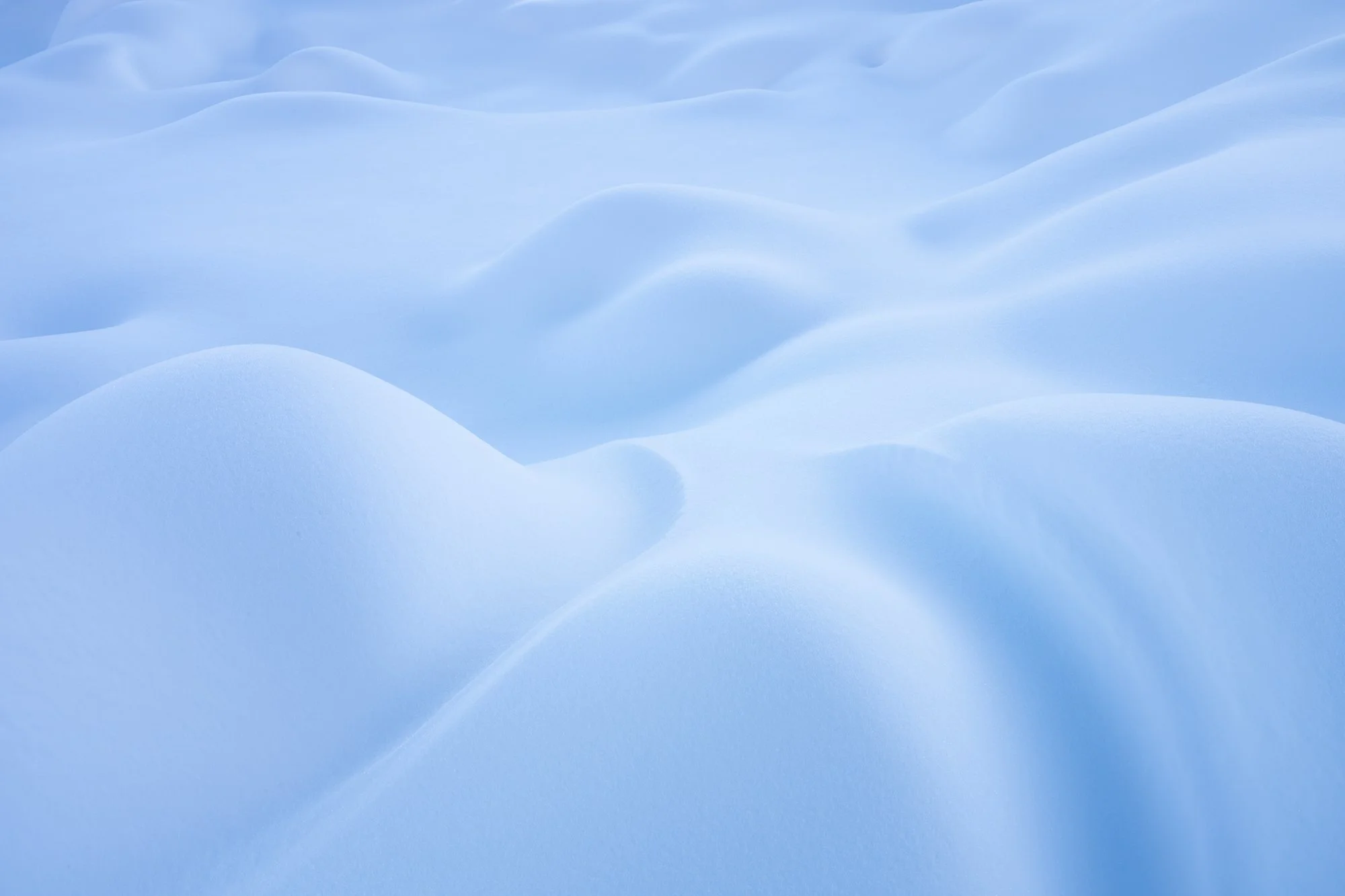 Snow-covered lava, Iceland