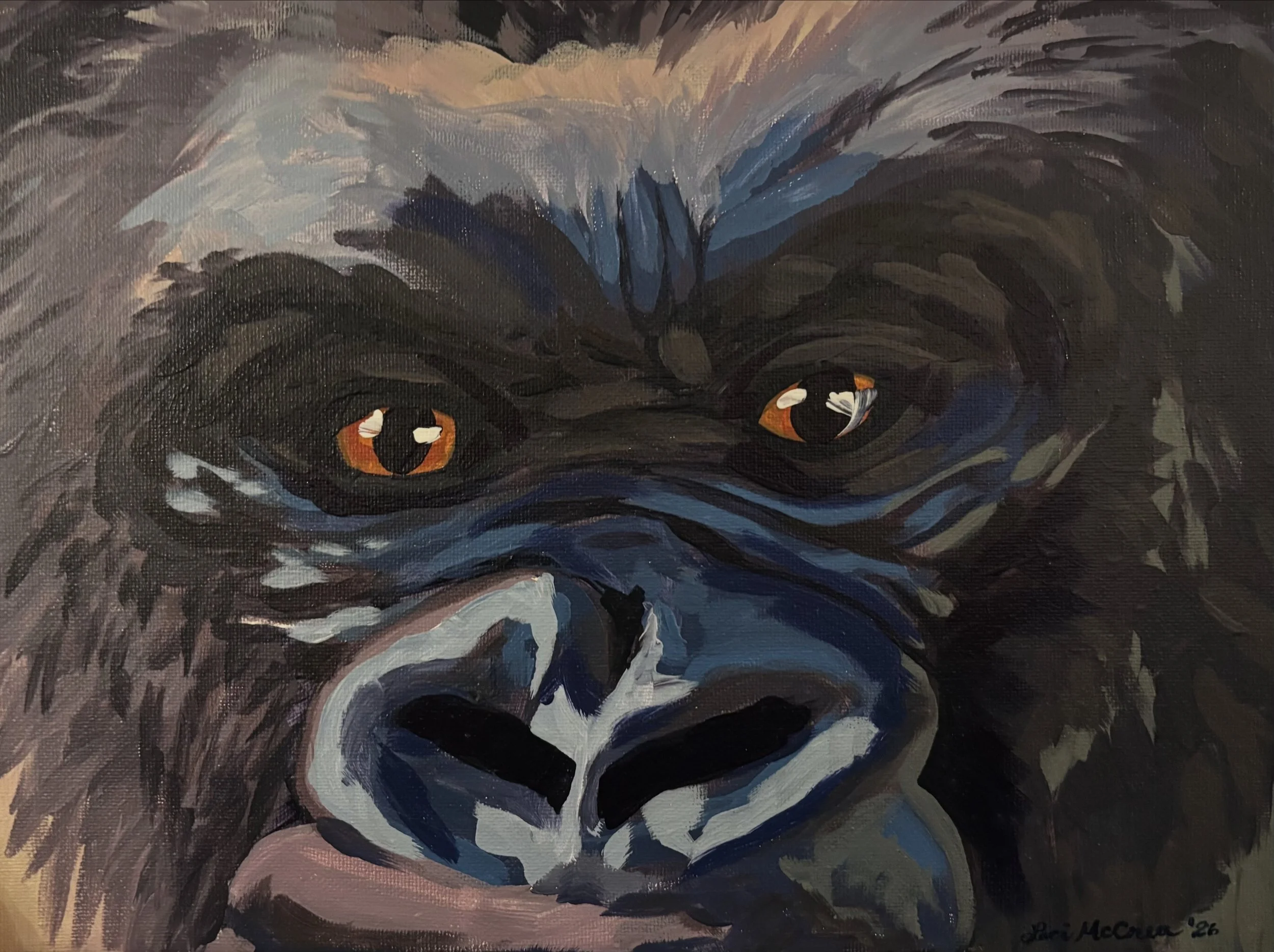 Gorilla Face by Laci McCrea