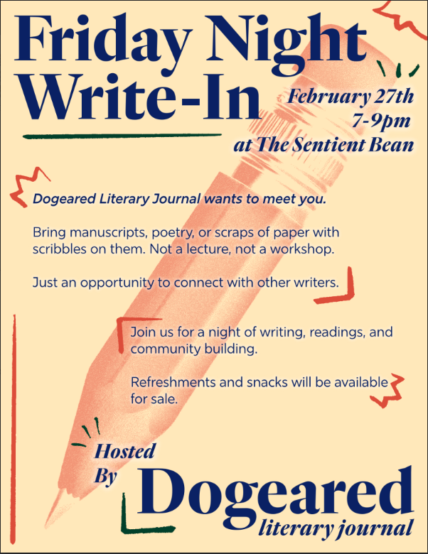 Friday Night Write-In - Dogeared Literary Journal
