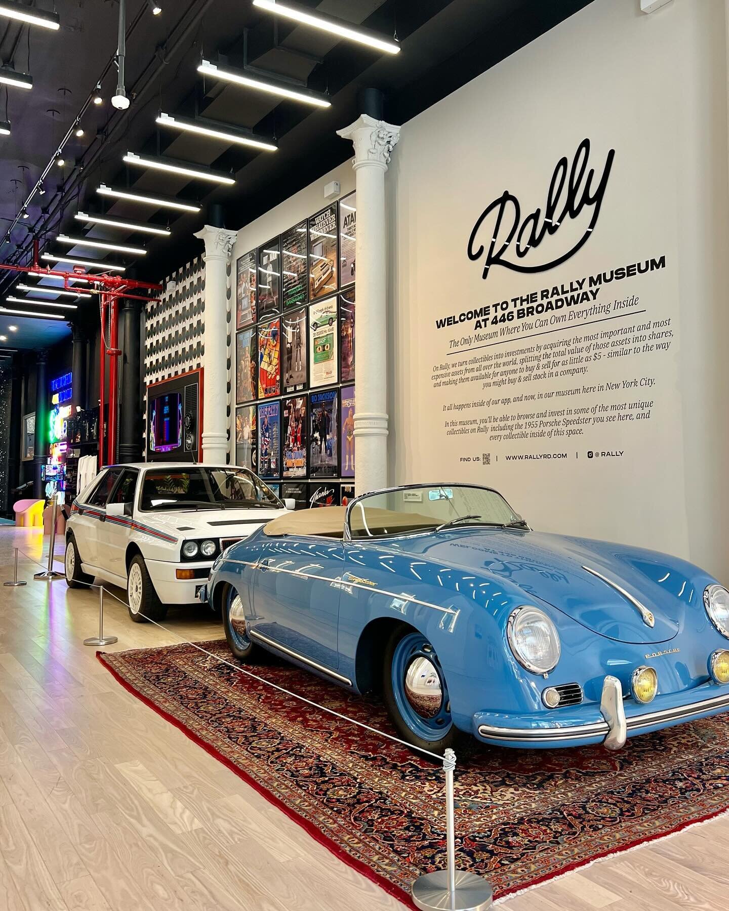 Just when I thought I&rsquo;d been to every museum in this city, enter @rally and their flagship that doubles as a museum and venue. With a rotating display of rare collectibles, it&rsquo;s a one-of-a-kind setting for events that thoroughly impressed