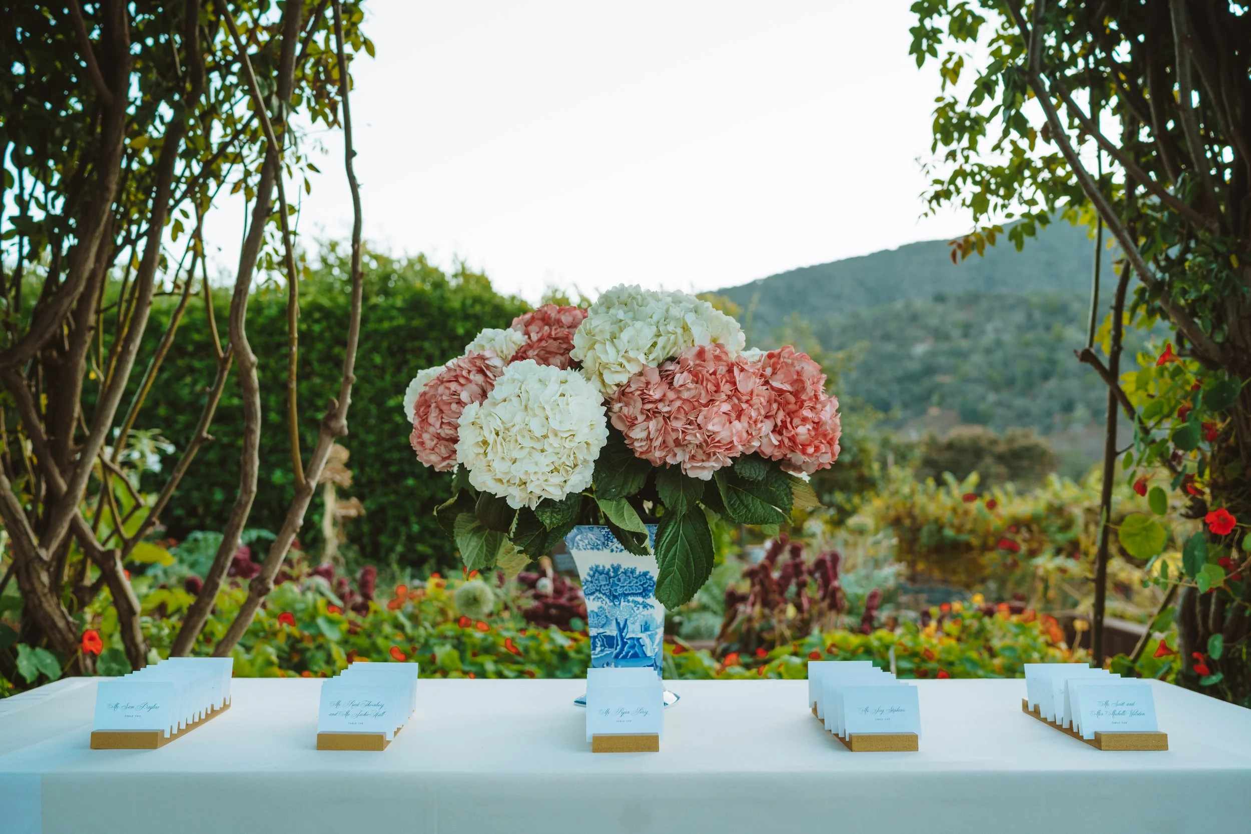 Mileen Zarin Events wedding planner at Bernaruds in Carmel Valley.