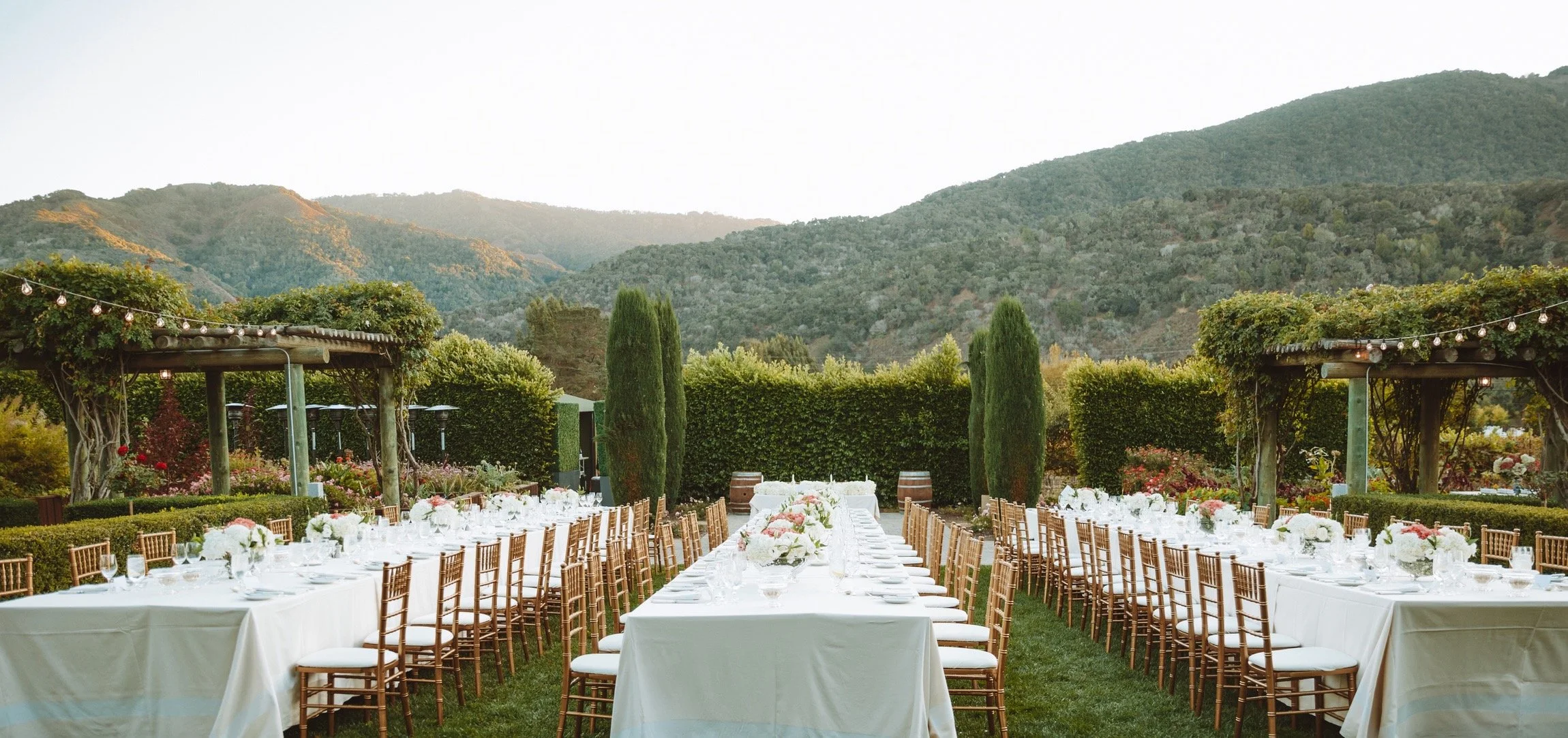 Mileen Zarin Events luxury wedding planner at Bernardus Lodge and Spa in Carmel Valley, California. 