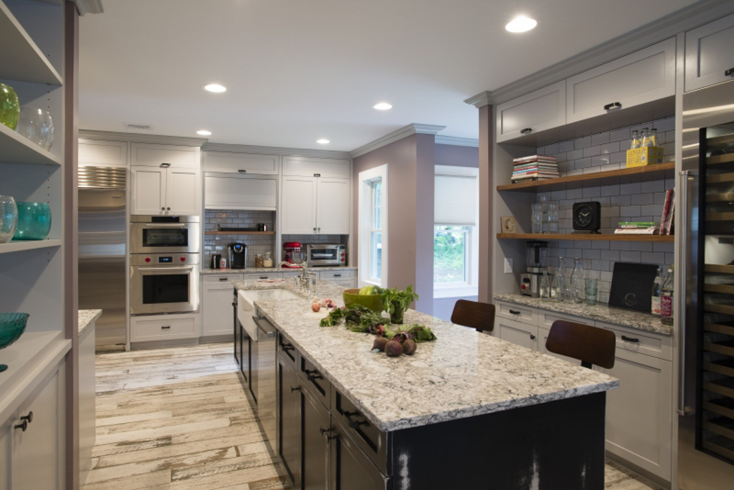 High Tech Vintage Kitchen Montclair Nj River S Edge Woodworks
