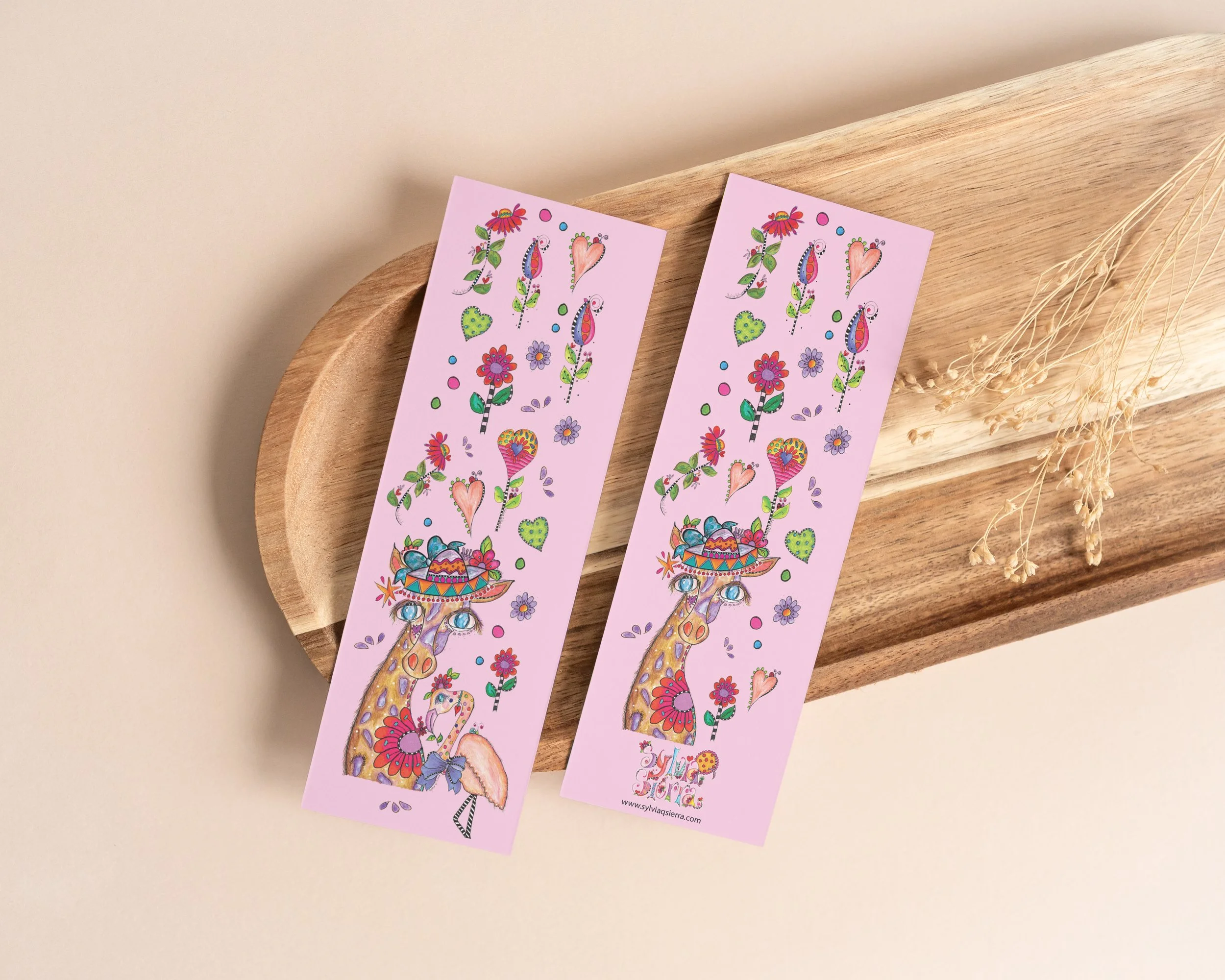 Giraffe Bookmark