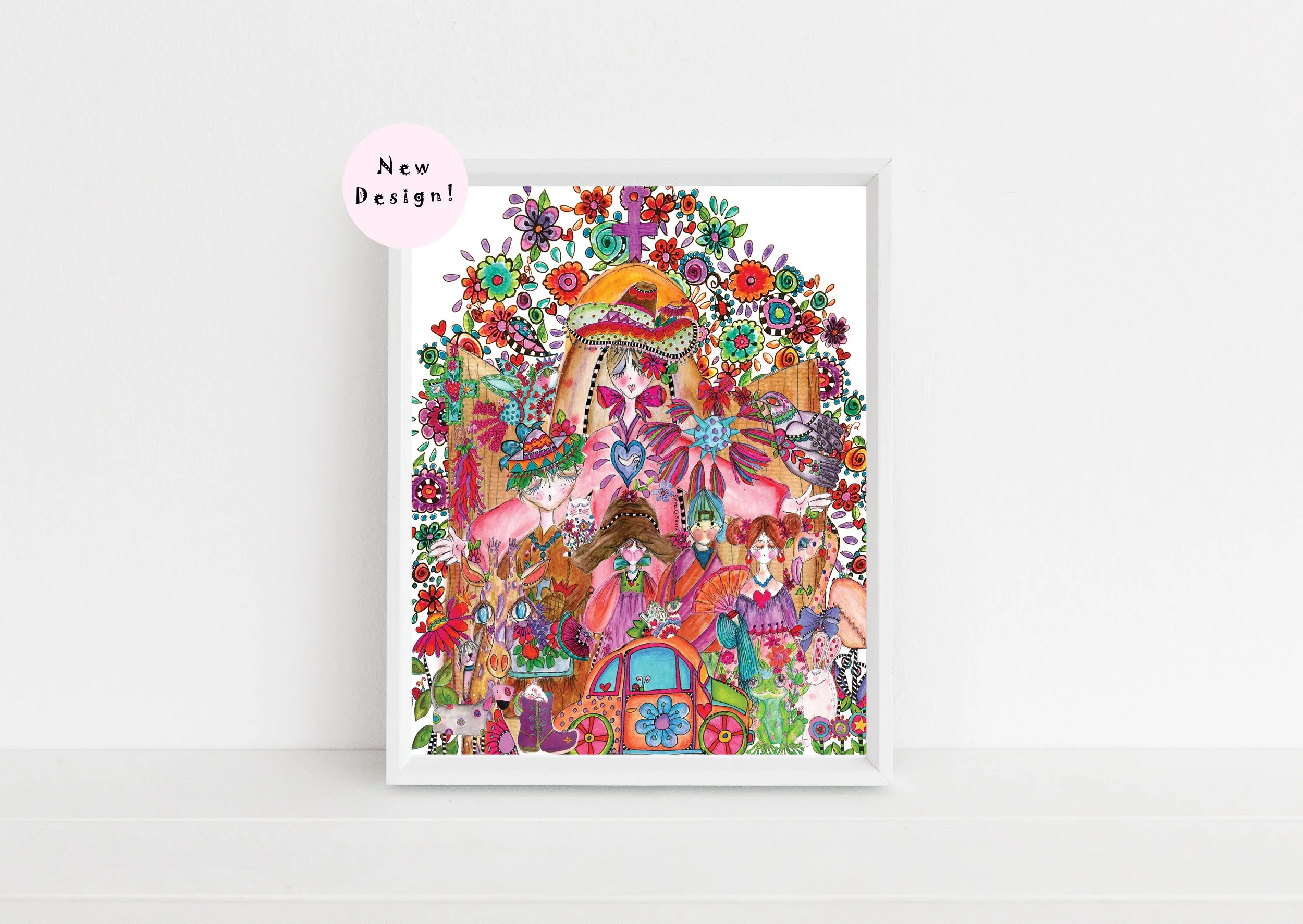 Blessed Are The Gentle Art Print