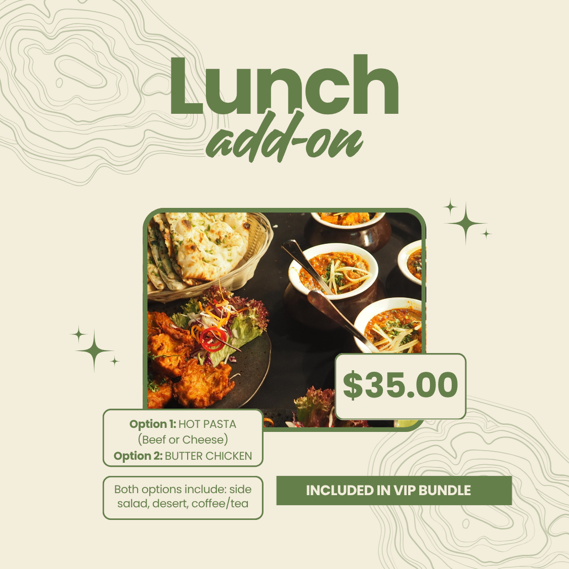 Catered Hot Lunch Add-On