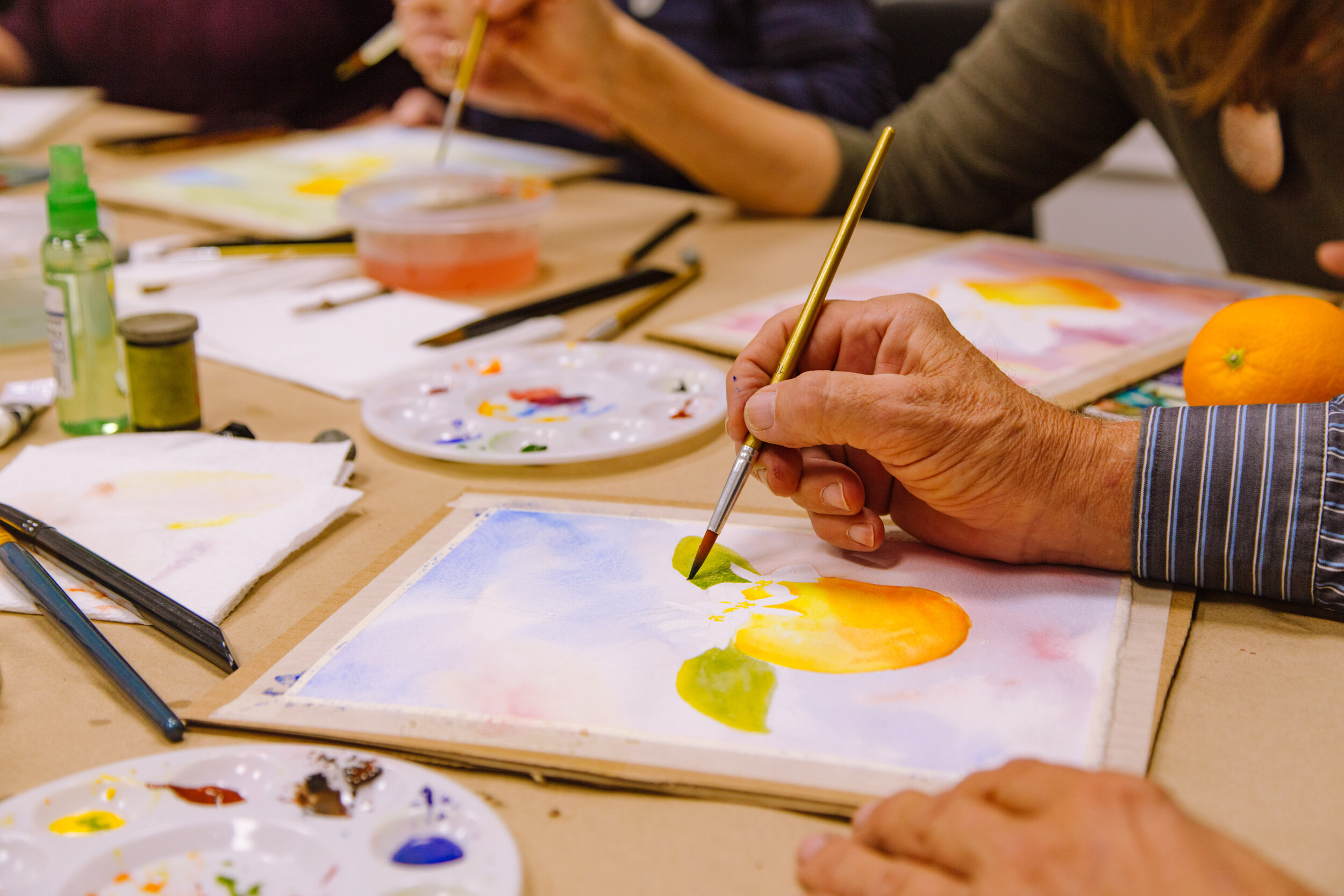 Adult WaterColors [Class in Chicago] @ The Paintbrush