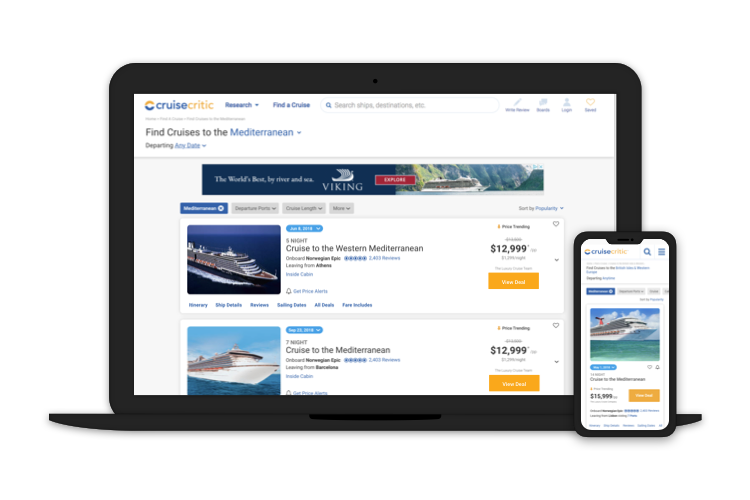 CruiseCritic - Find a Cruise
