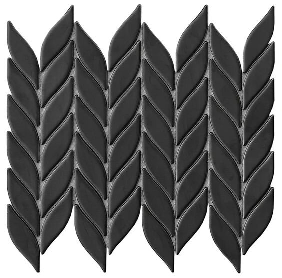 Mythos Petal Black Tile | Emser