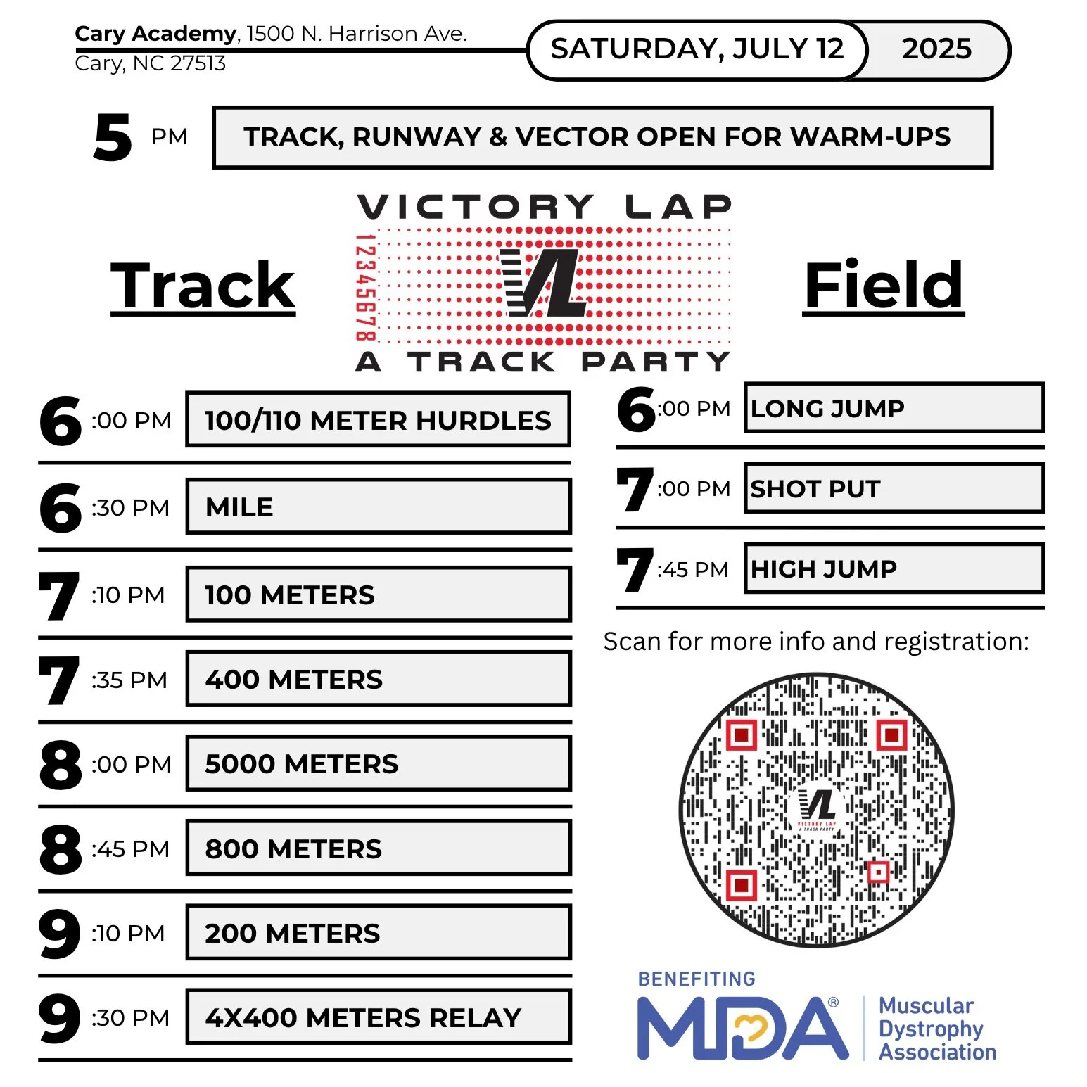The Victory Lap - A Track Party