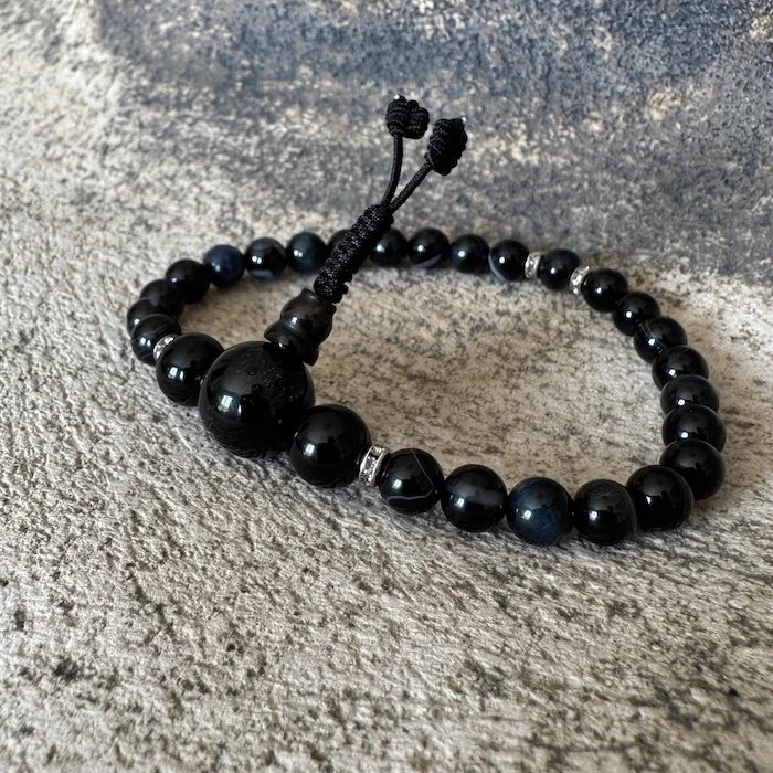 obsidian and onyx wrist meditation mala.JPG