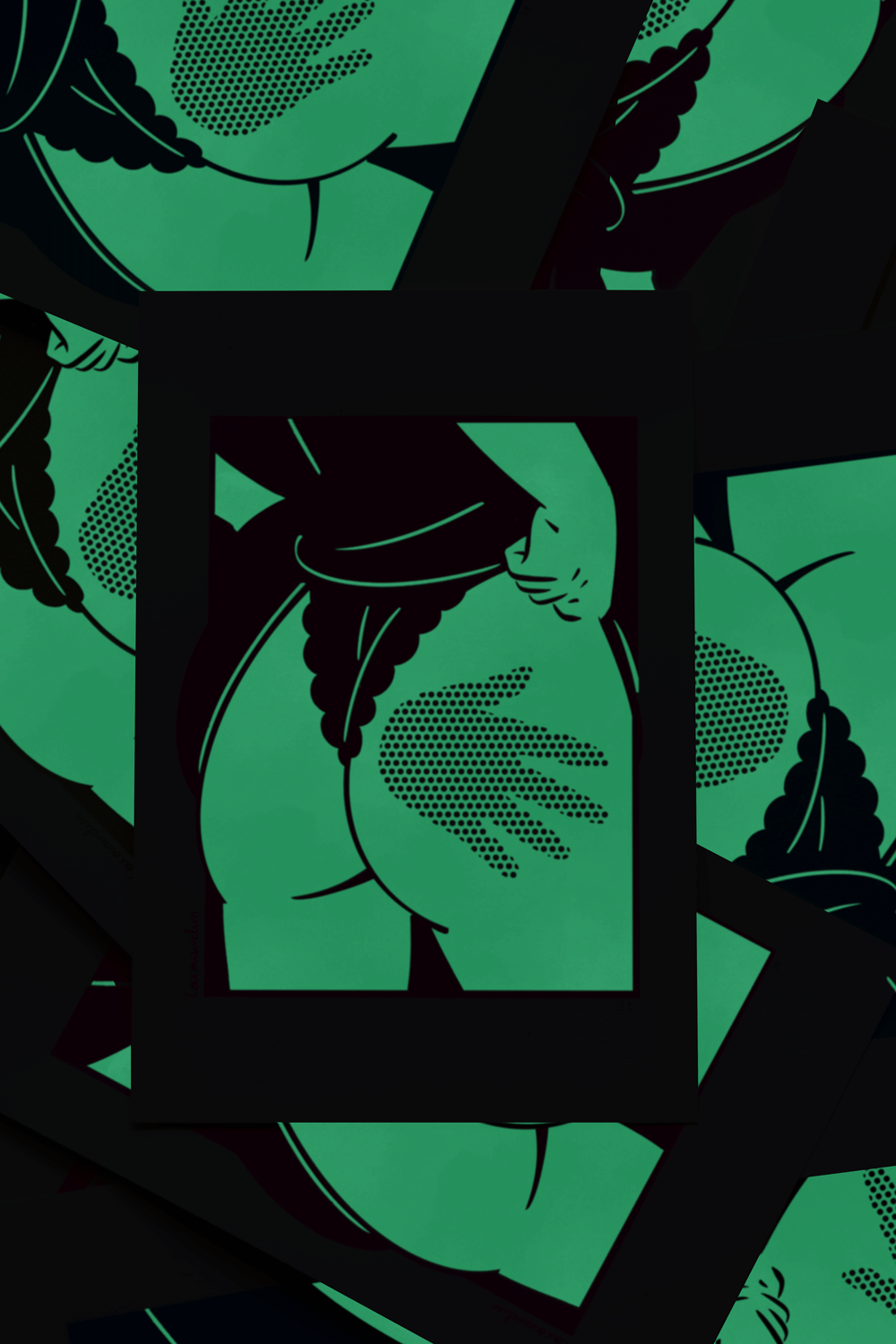 coucouaurelien-phosphorescent-fessee-claque-fesse-butt-ass-slap-spank-sexy-pink-rose-bleu-blue-gold-or-phosphorescent-day-night-glow-in-the-dark-serigraphie-screenprinting-2.png