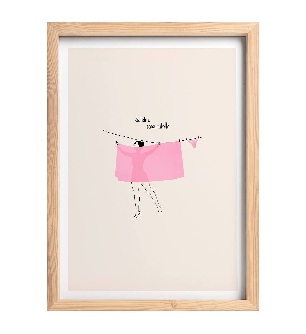 Sandra, sans culotte