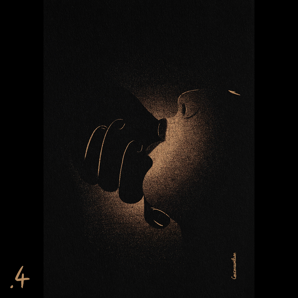 4.coucouaurelien-carte-postale-erotique-sensuelle-sexuelle-amour-tendresse-risographie-or-sucer.png