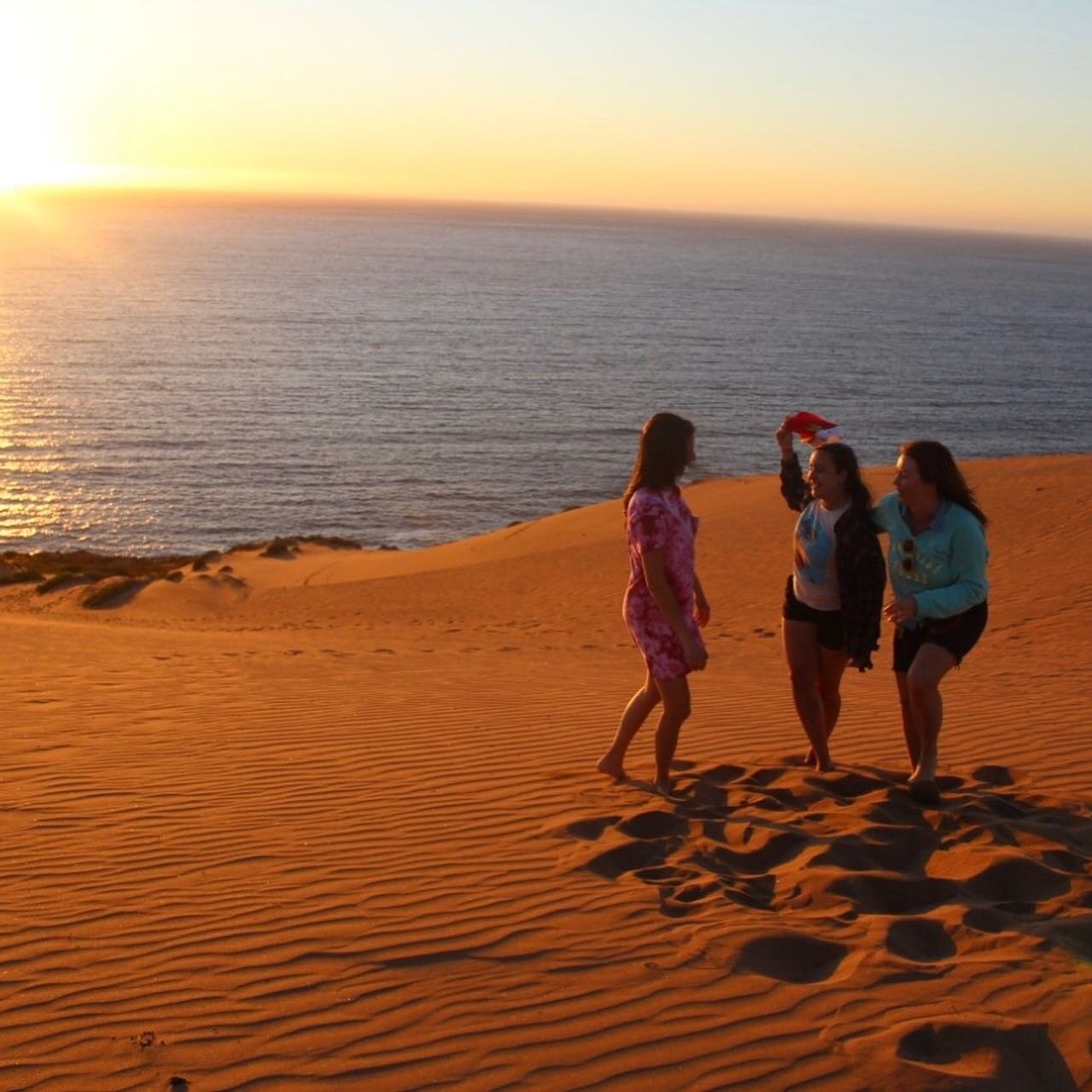 Farewelling our fave Frenchie with some solid sand dune shenanigans 🏜❤️
⠀
Bon voyage guachita! ✈️😘
⠀
#2020wegotthis #expatsurvivors
#onewayticket2020