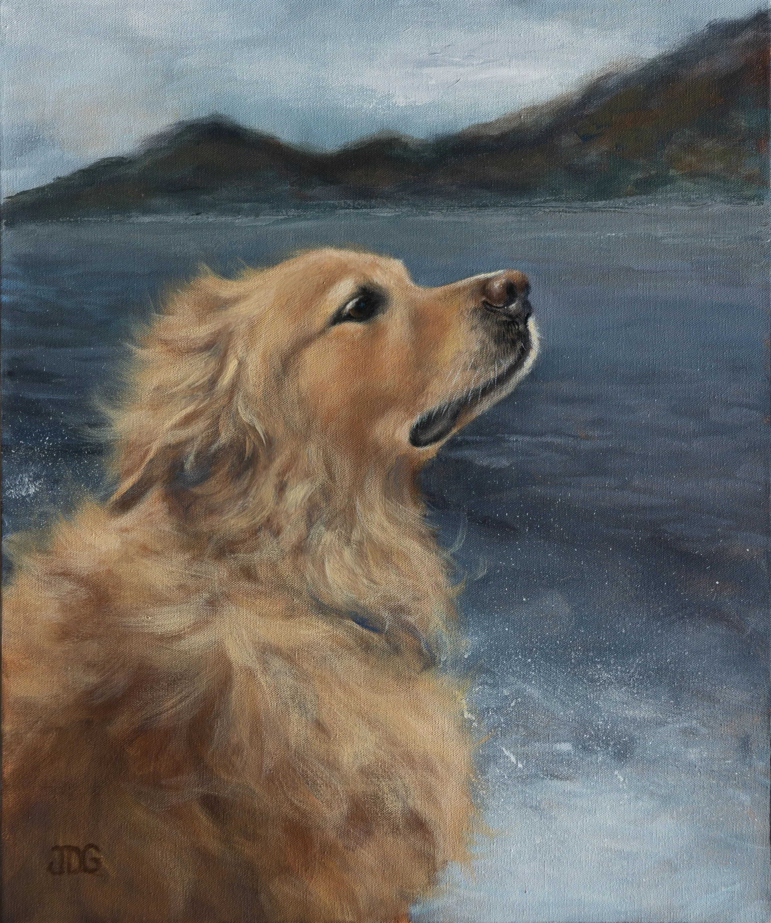Golden Retriever Tule In Memoriam