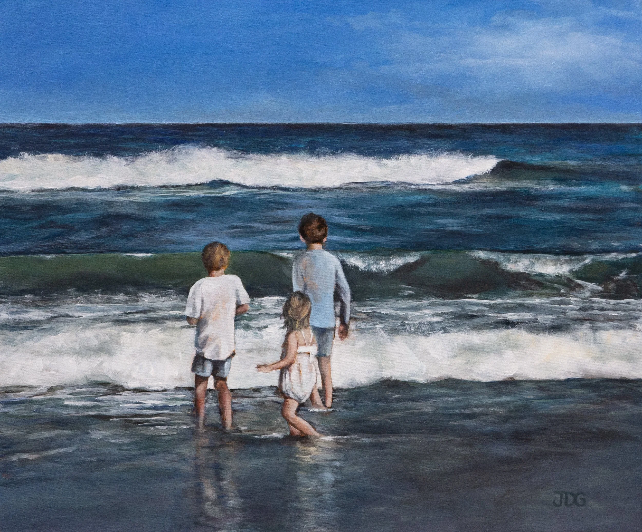 Kids at the Beach—Stone Harbor, New Jersey