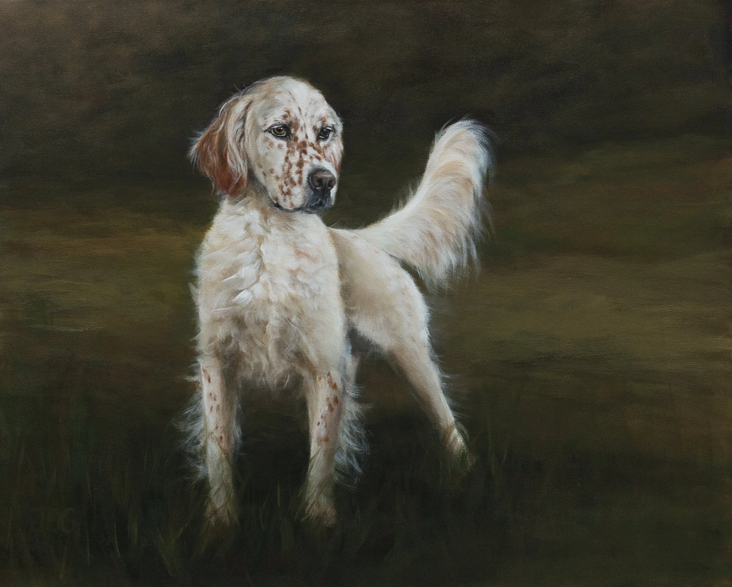 Hank | English Setter Portrait | 30in x 24in