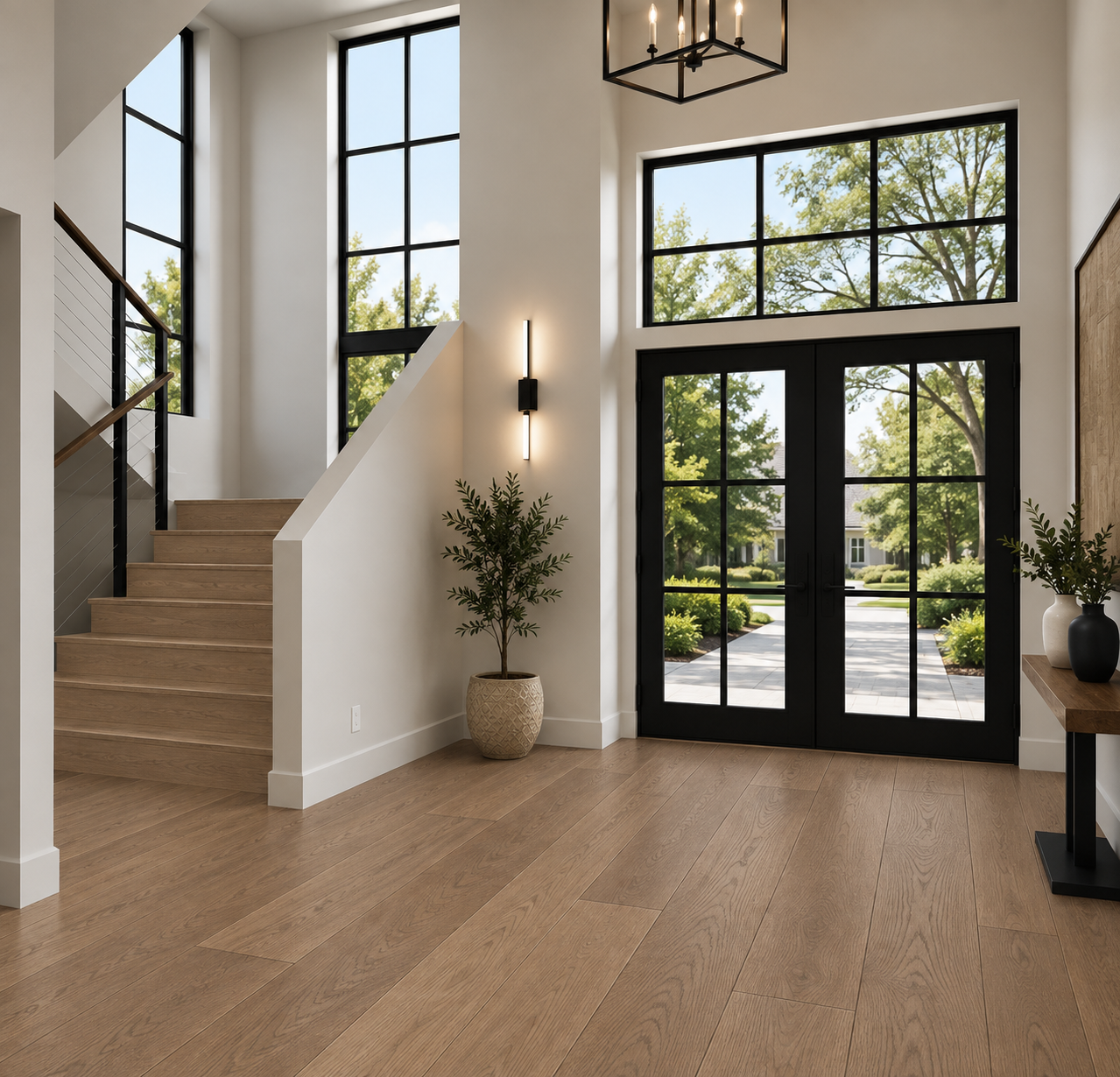 Modern Foyer with Warm Oak Floors.png