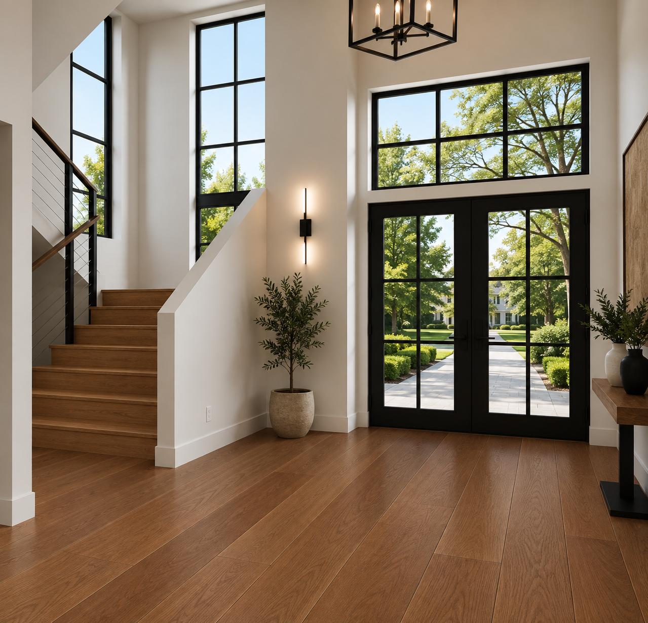 Warm Modern Foyer with Oak Floors.png