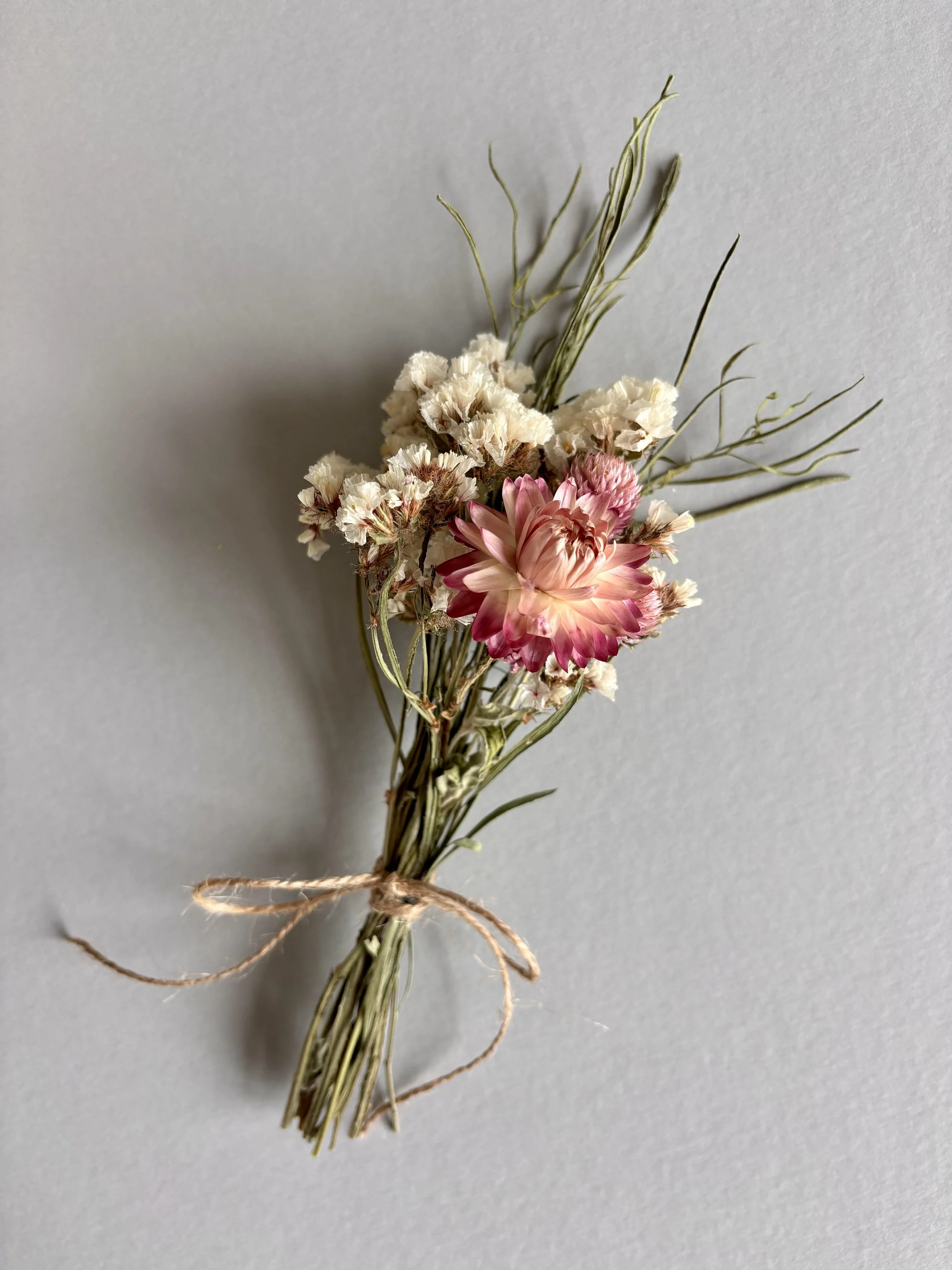 Small Dried Bouquet Pink
