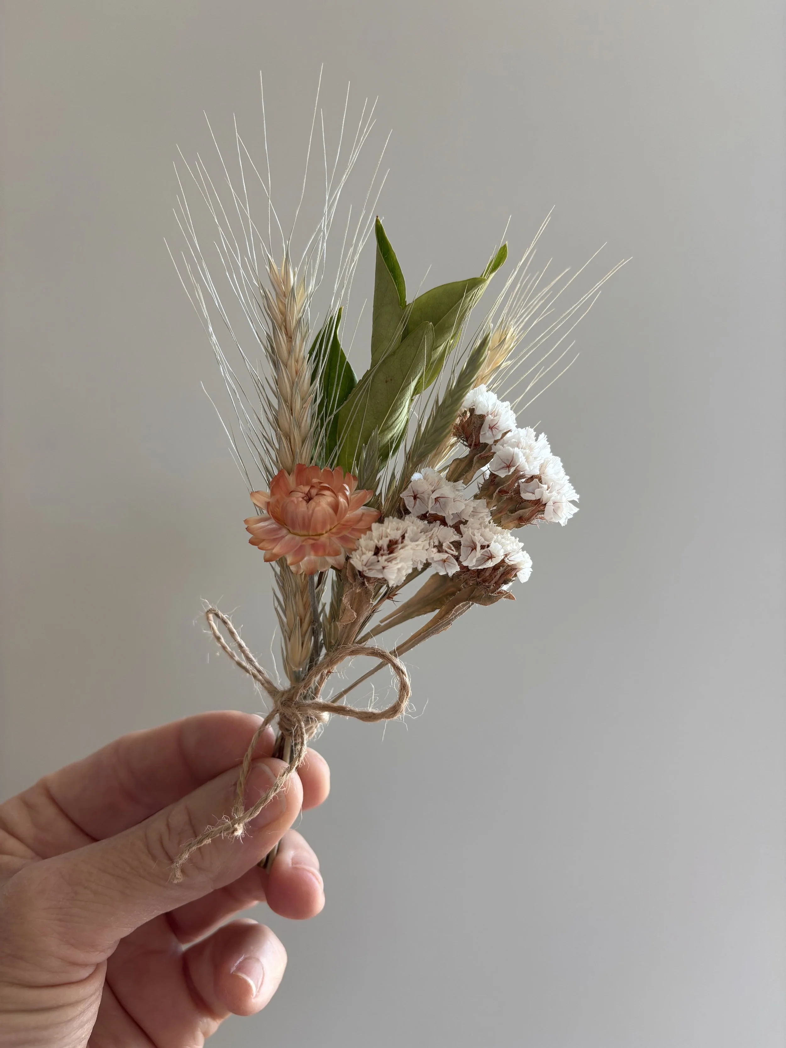 Mini Dried Bouquet Peach