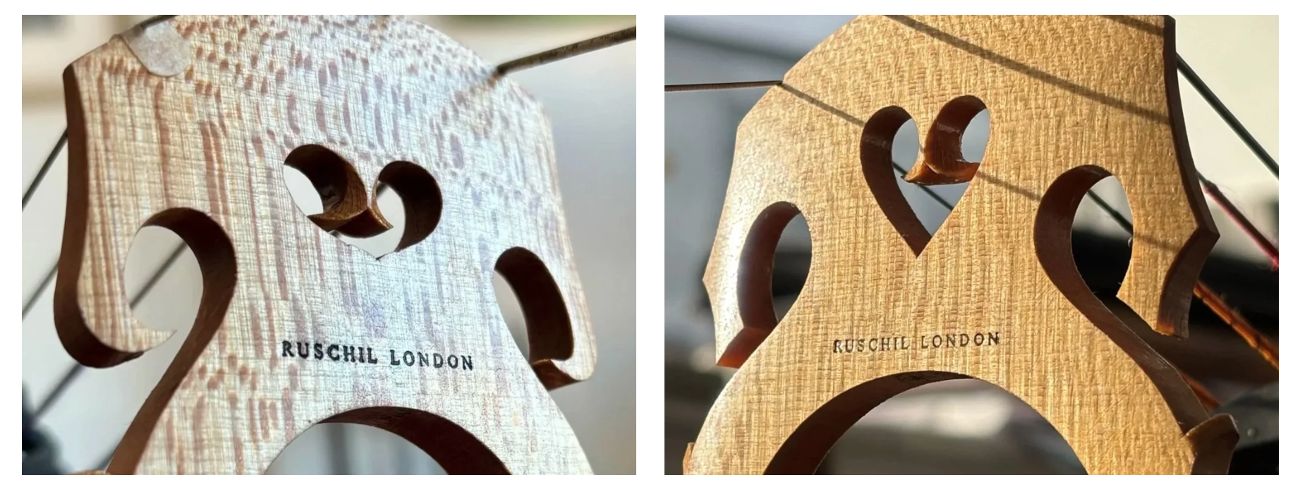 Choosing a Belgian or French Cello Bridge