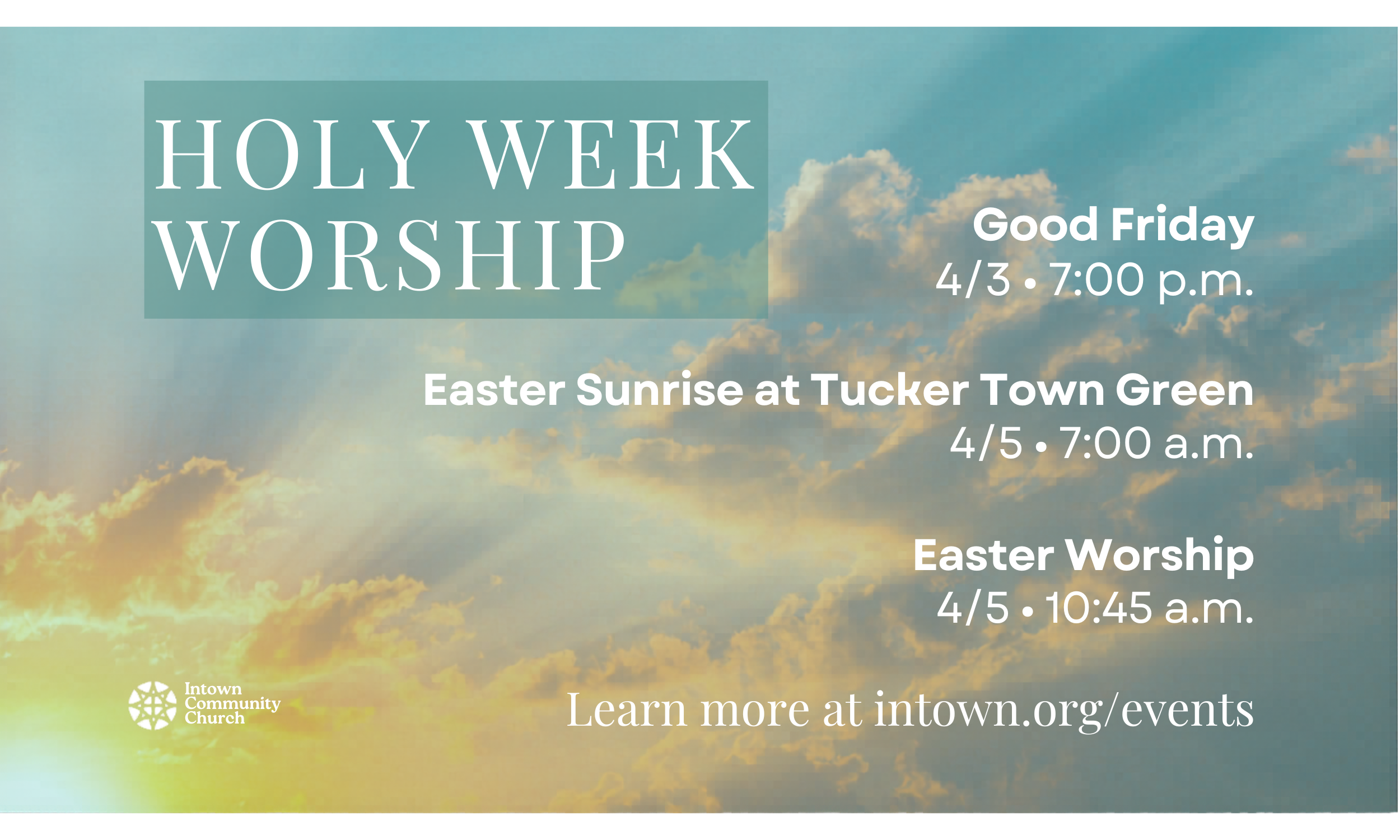 Holy Week Services