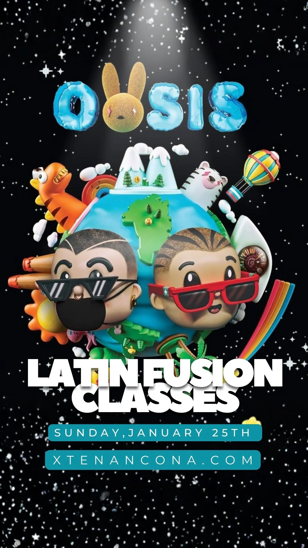 Kylah Kuura &amp; Xten Ancona Latin Fusion Class 