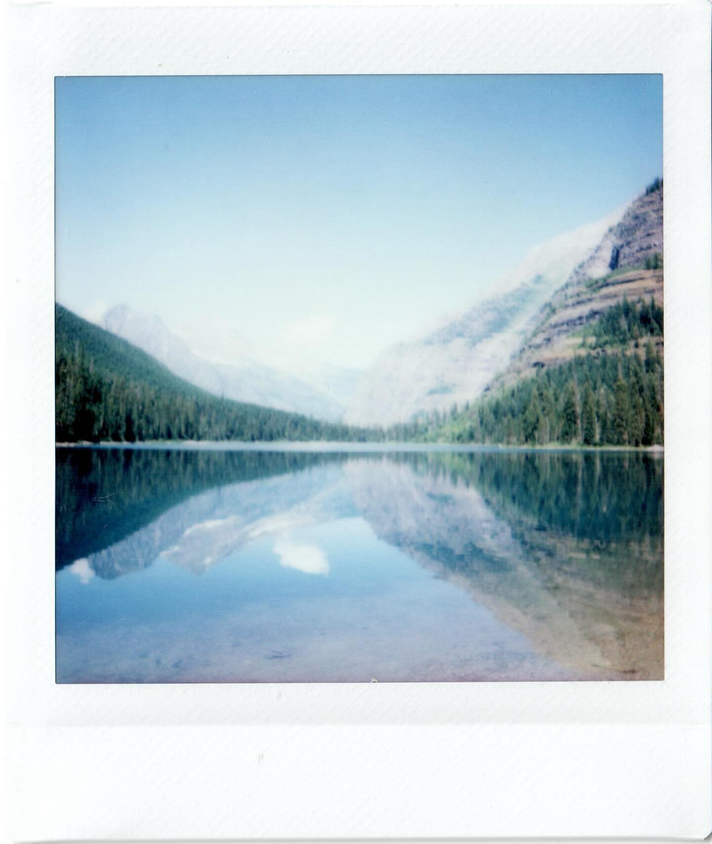 Polaroid scans from my trip to Glacier NP - having your memories in hand (rather than &lsquo;on phone&rsquo;) is such a powerful thing. Film speaks a different sort of love language and gives us the chance to interact with memories rather than just h