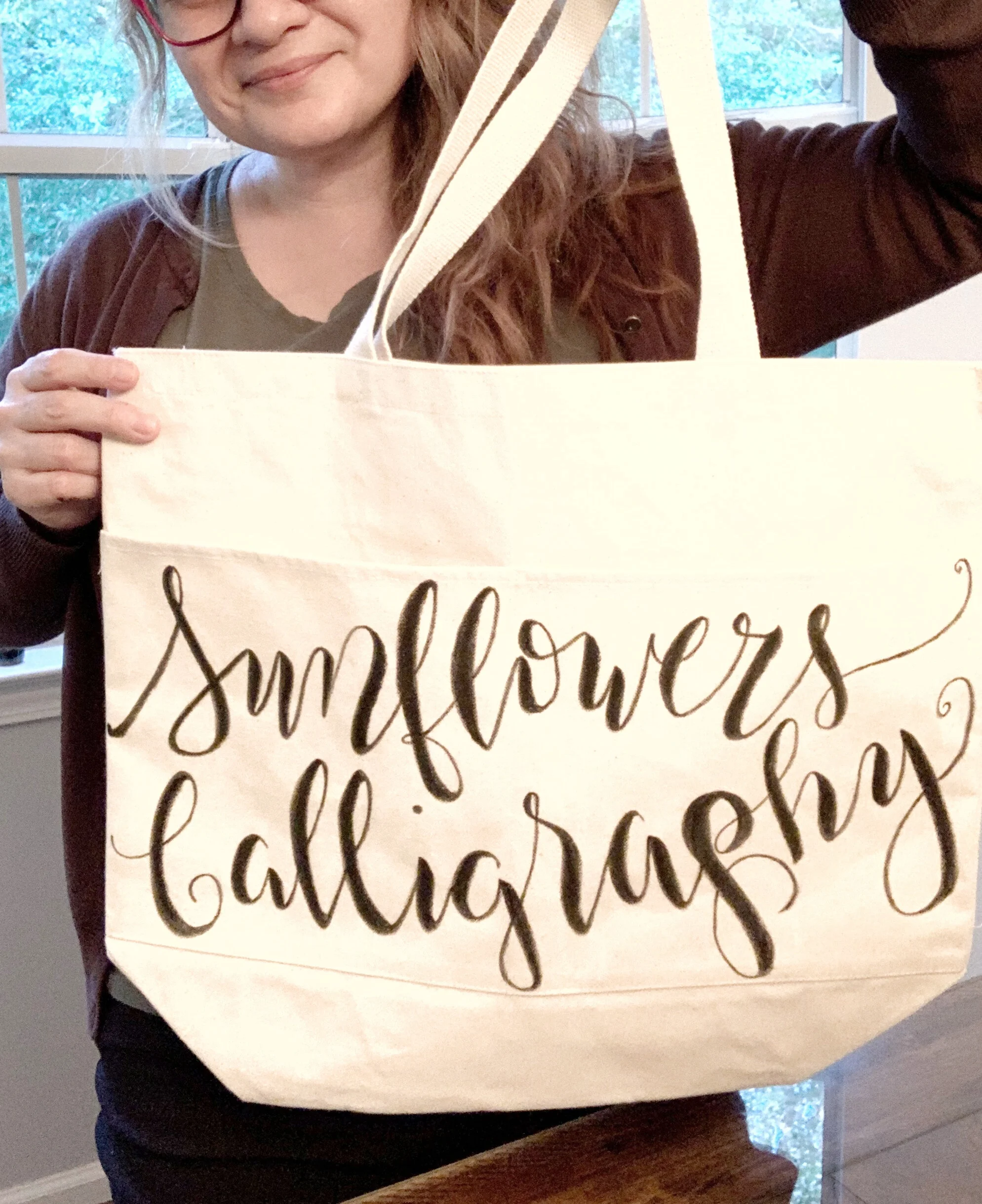 Personalized/Handwritten Canvas Bag