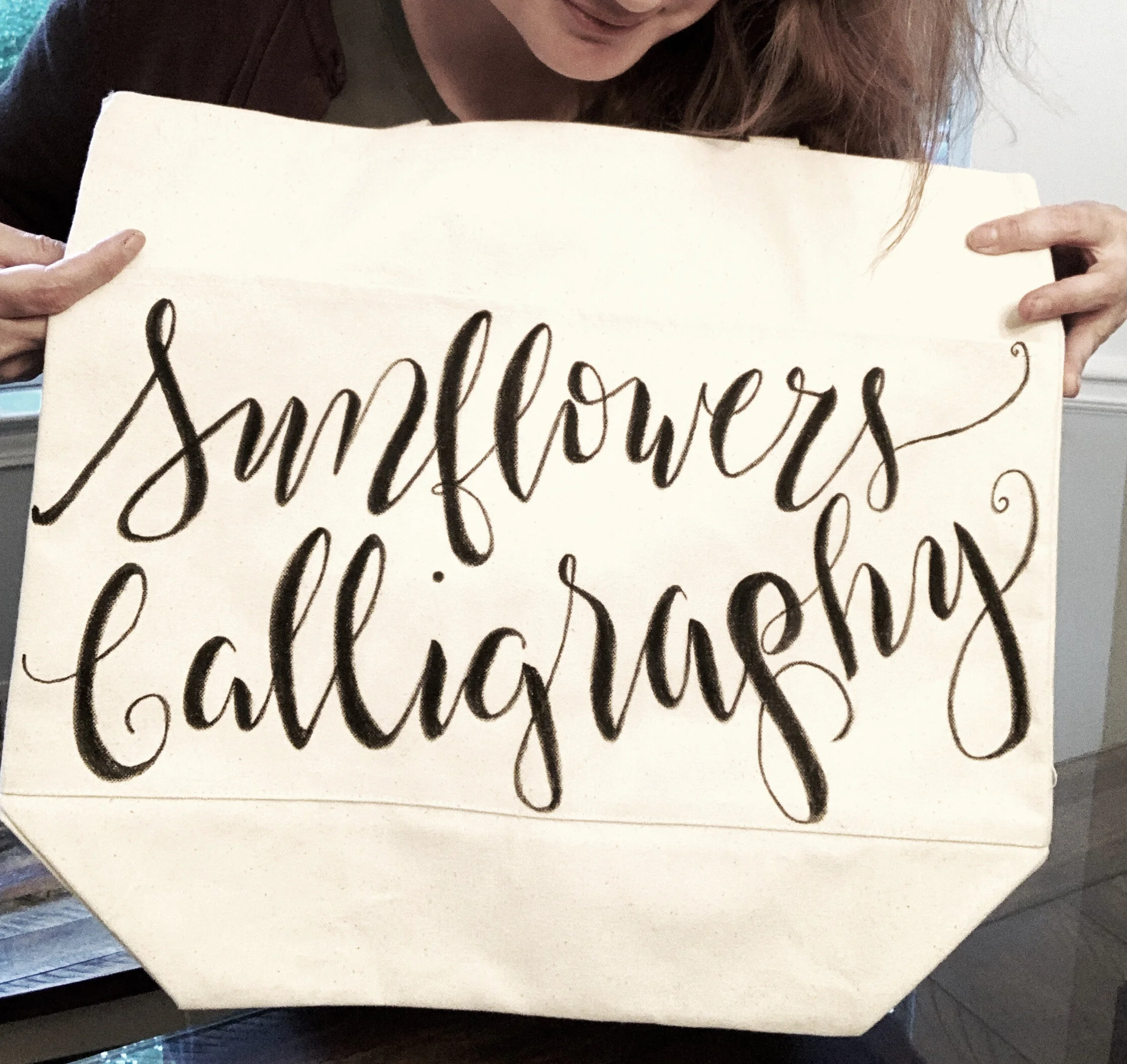 Personalized/Handwritten Canvas Bag