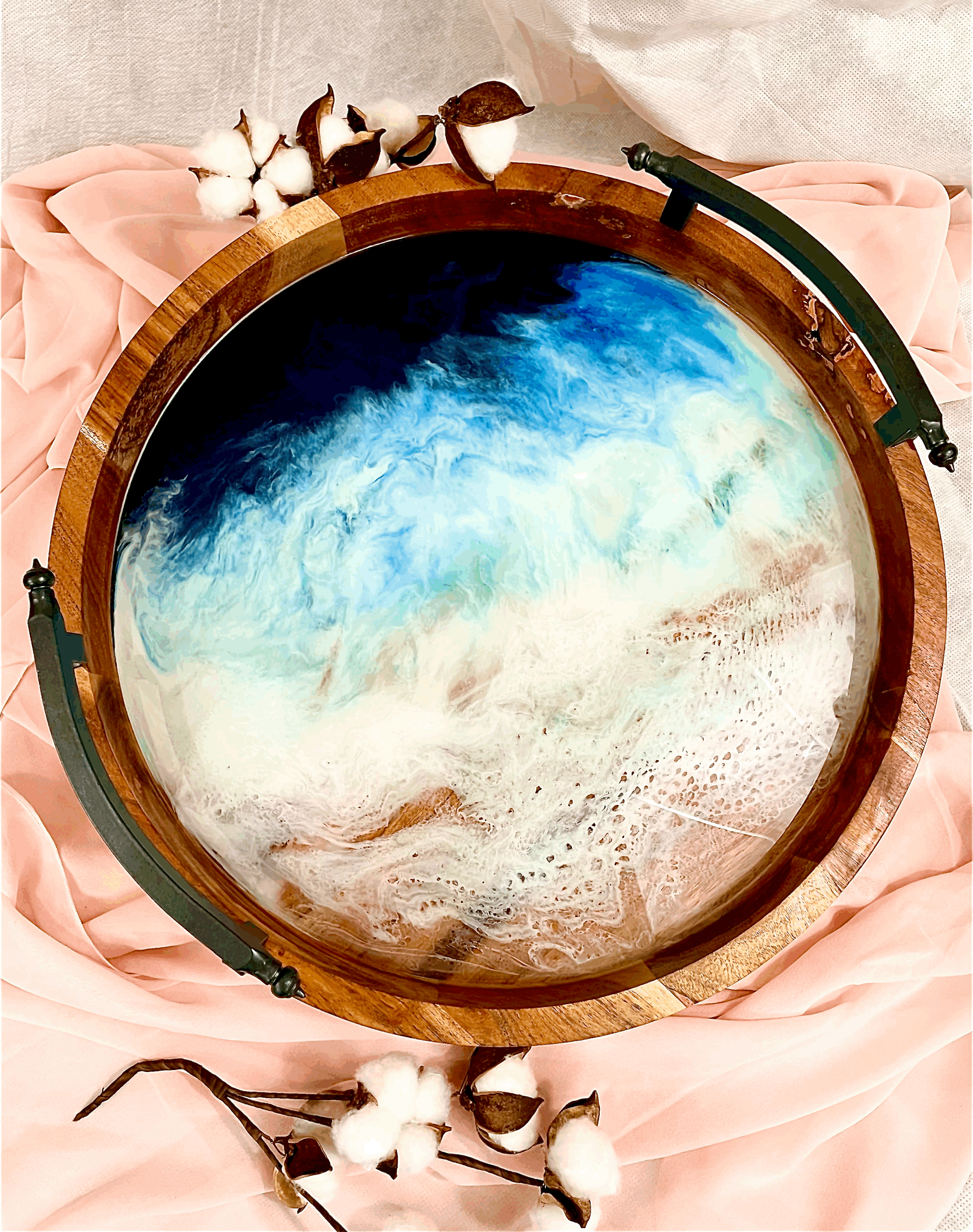 Ocean Waves - Resin Tray