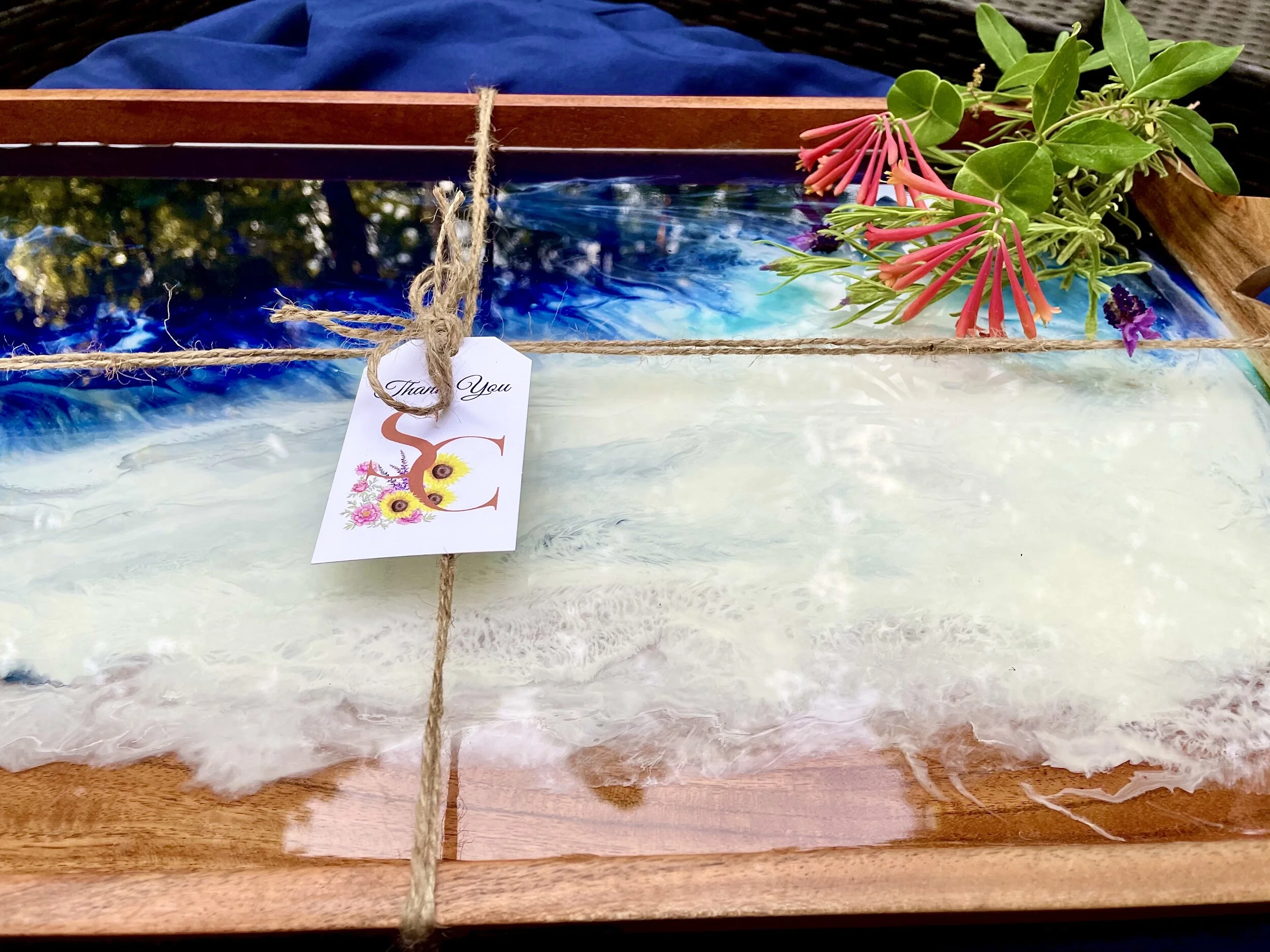 Blue Ocean - Resin Tray