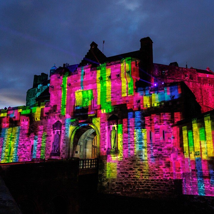 Castle of Light &ndash; A Kingdom of Colour open (selected nights) from now until Christmas. Fourteen unique installations of light, sound, animation and interaction transforming Edinburgh Castle inside and out. Creative direction by yours truly with