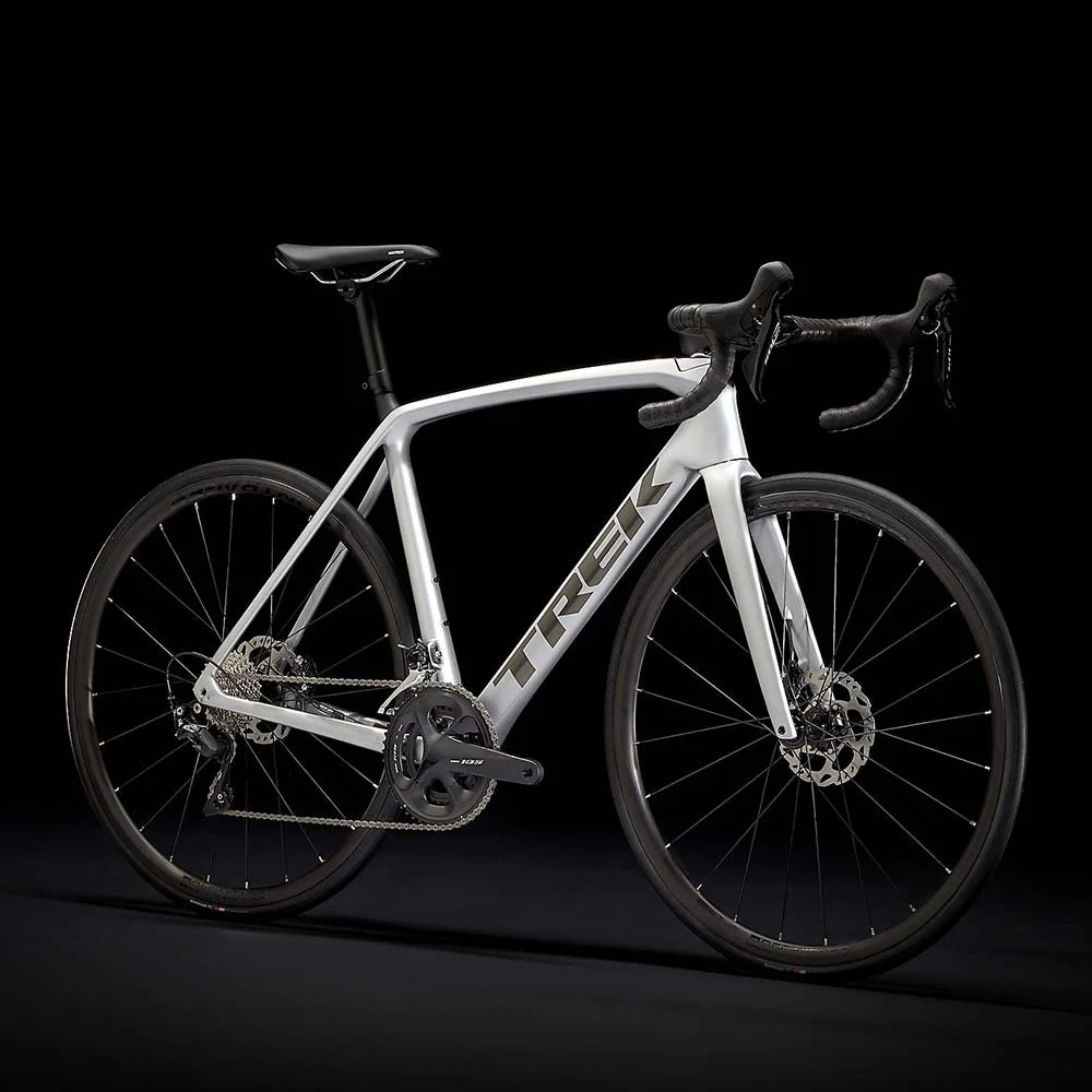 Trek Emonda SL 5 Disc - Quicksilver/Brushed Chrome — BIKEFACTORY 