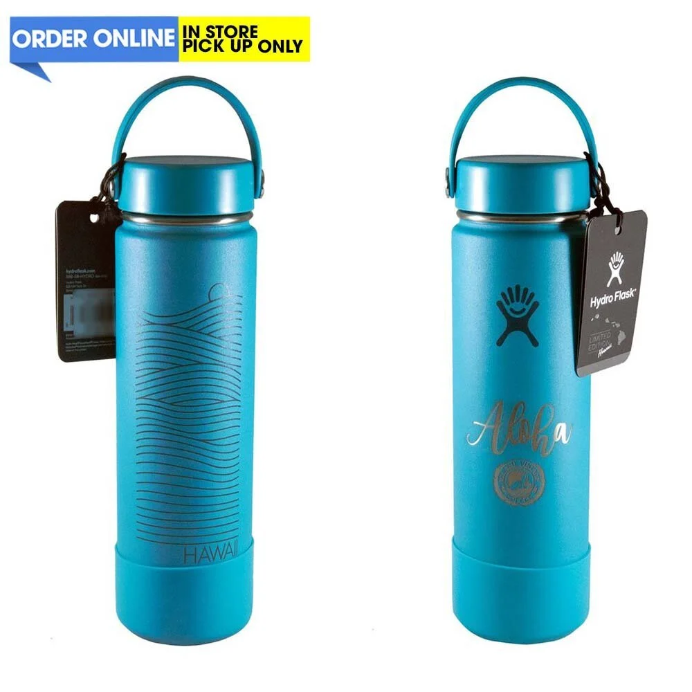 Hydro Flask - Wide Mouth w/Flex Cap & Boot - Tide (HAWAII) - 24oz  