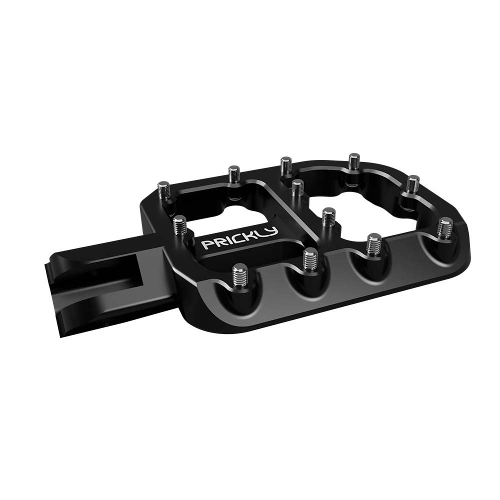 Prickly-footpeg-black-silver-wide-BIKEFACTORY-HAWAII-HONOLULU-WAIPIO-KAPOLEI.jpg