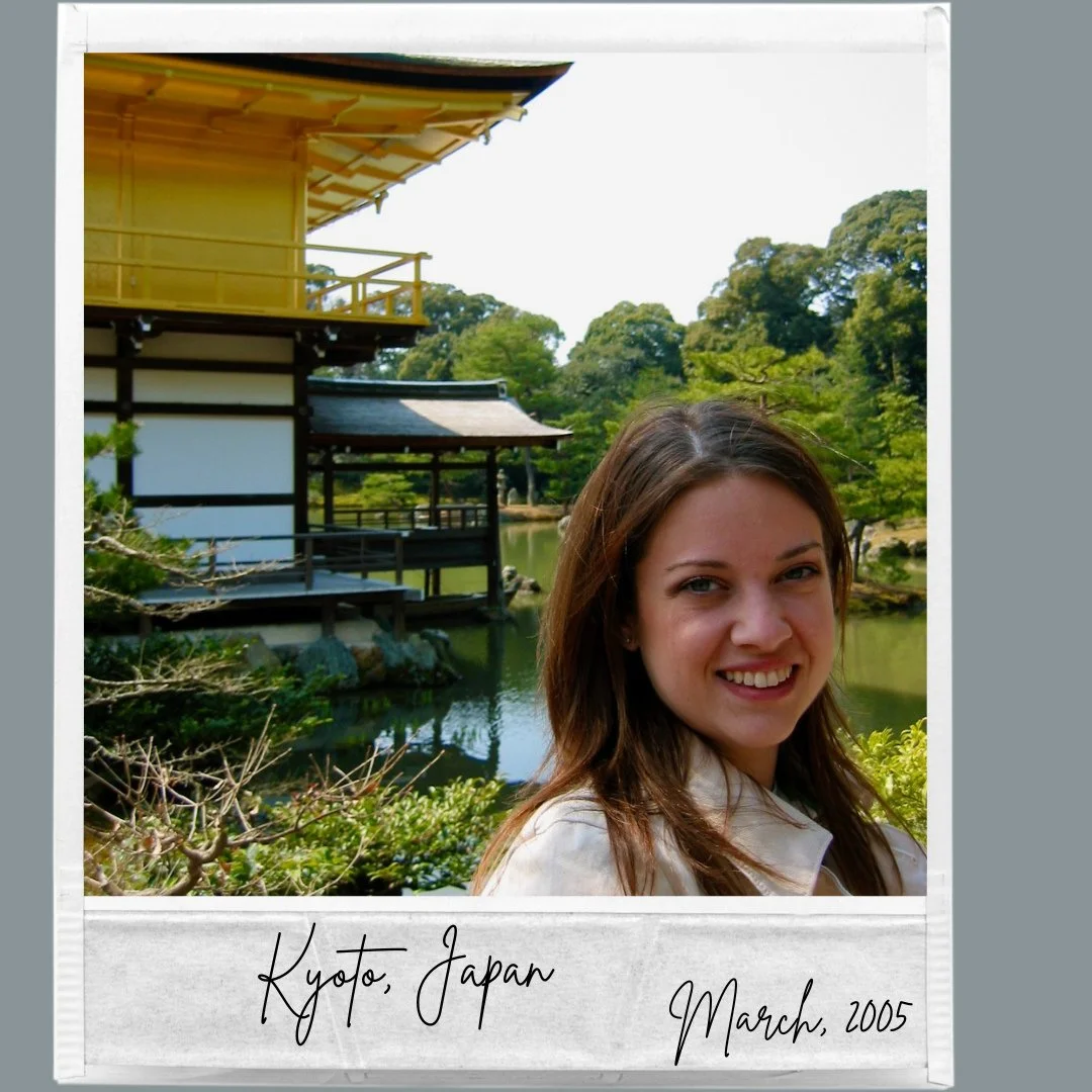 My family and I are headed to Japan in a week, so I thought I'd post this picture of me from my first trip there 20 YEARS AGO! 😱 ⁠
⁠
🇯🇵 This 2025 trip to Japan is going to look a lot different than the last one - we'll have our 2 teenage kids with