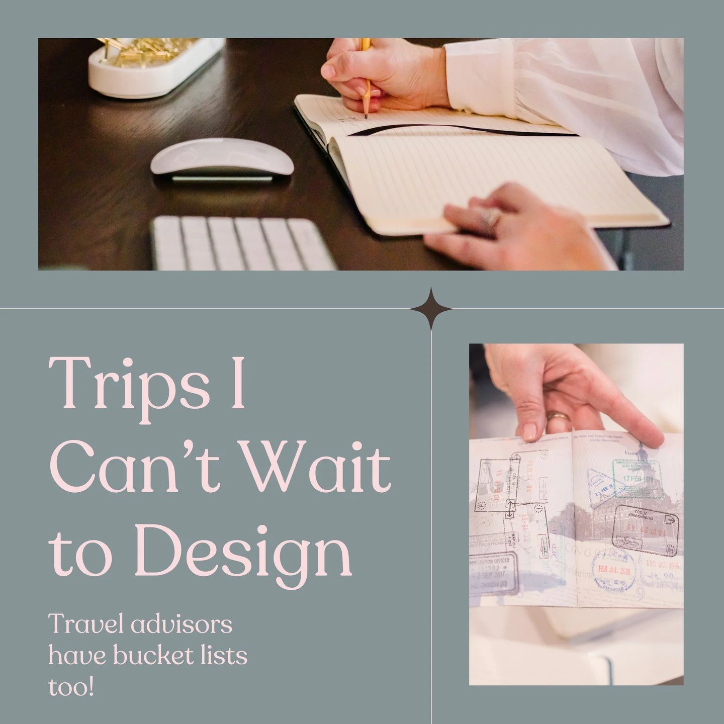 Travel advisors have bucket lists too &mdash; destinations and experiences we&rsquo;re genuinely excited to design for clients. Here&rsquo;s what I&rsquo;m hoping you&rsquo;ll ask about next:⁠
⁠
🚢 Expedition Cruises⁠
🏰 Slovenia (&amp; Malta too)⁠
?