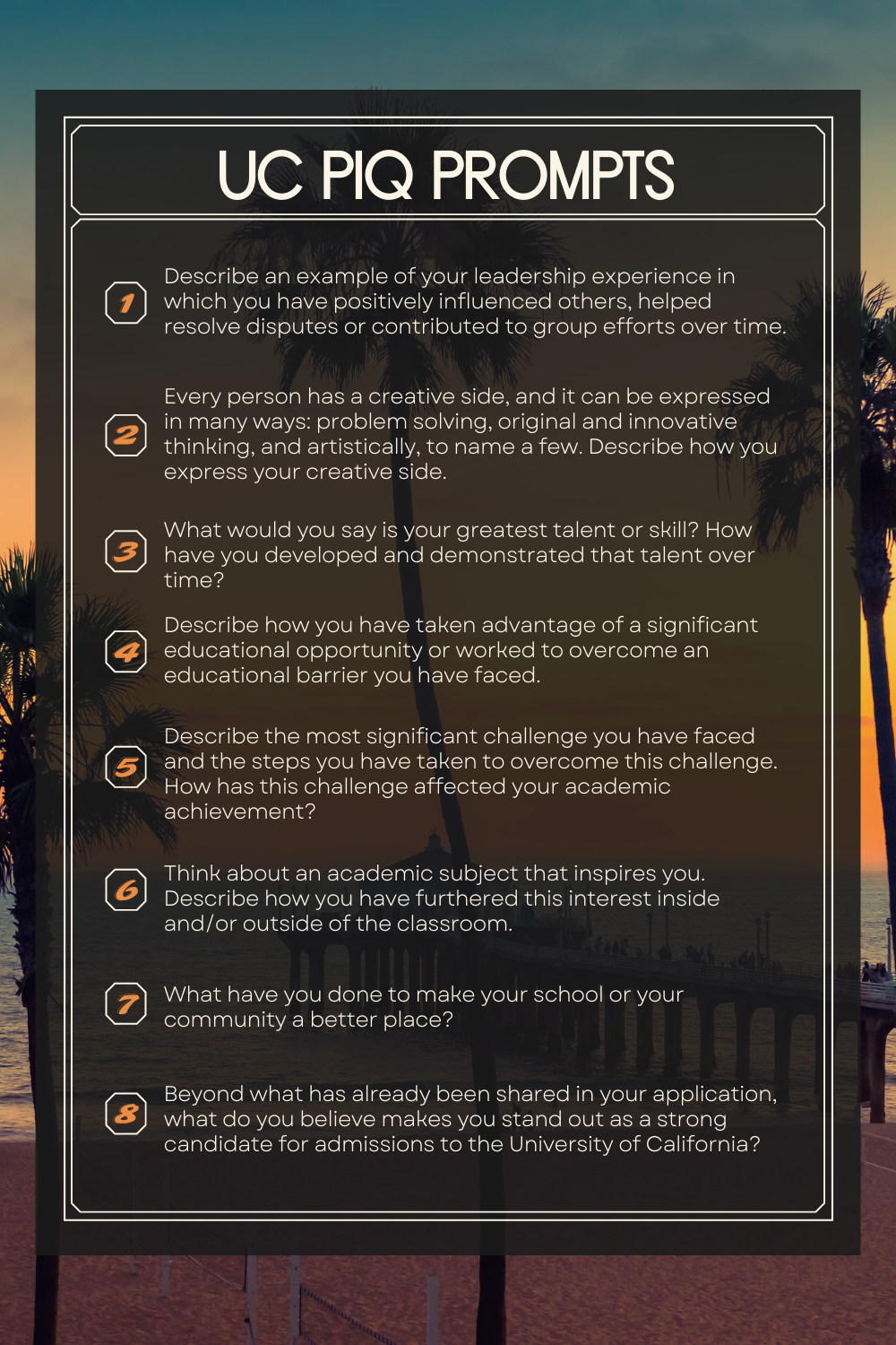 UC PIQ Prompts — Application Workshop